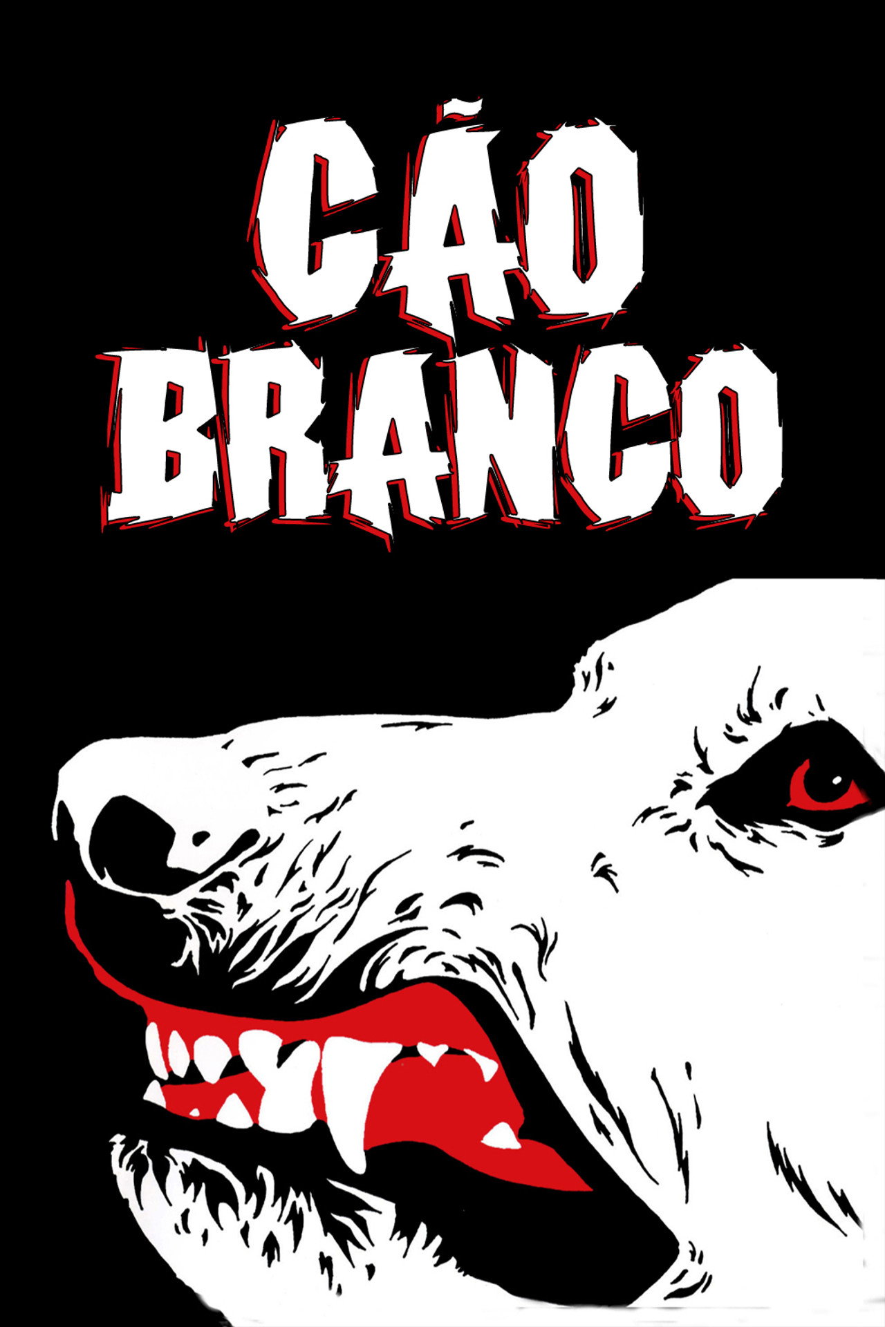 Pôster de Cão Branco