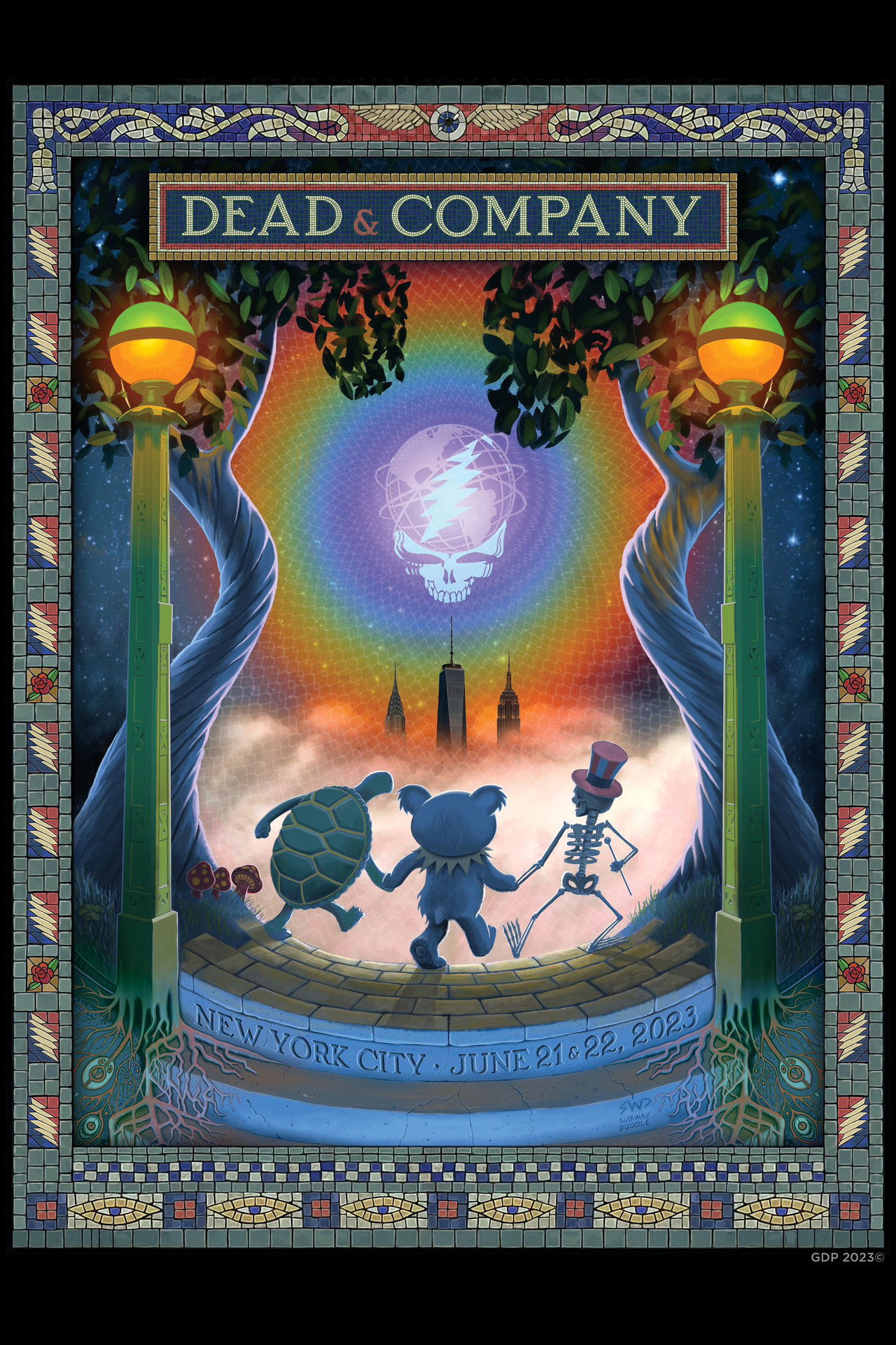 Pôster de Dead & Company: 2023-06-21 Citi Field, New York, NY, USA