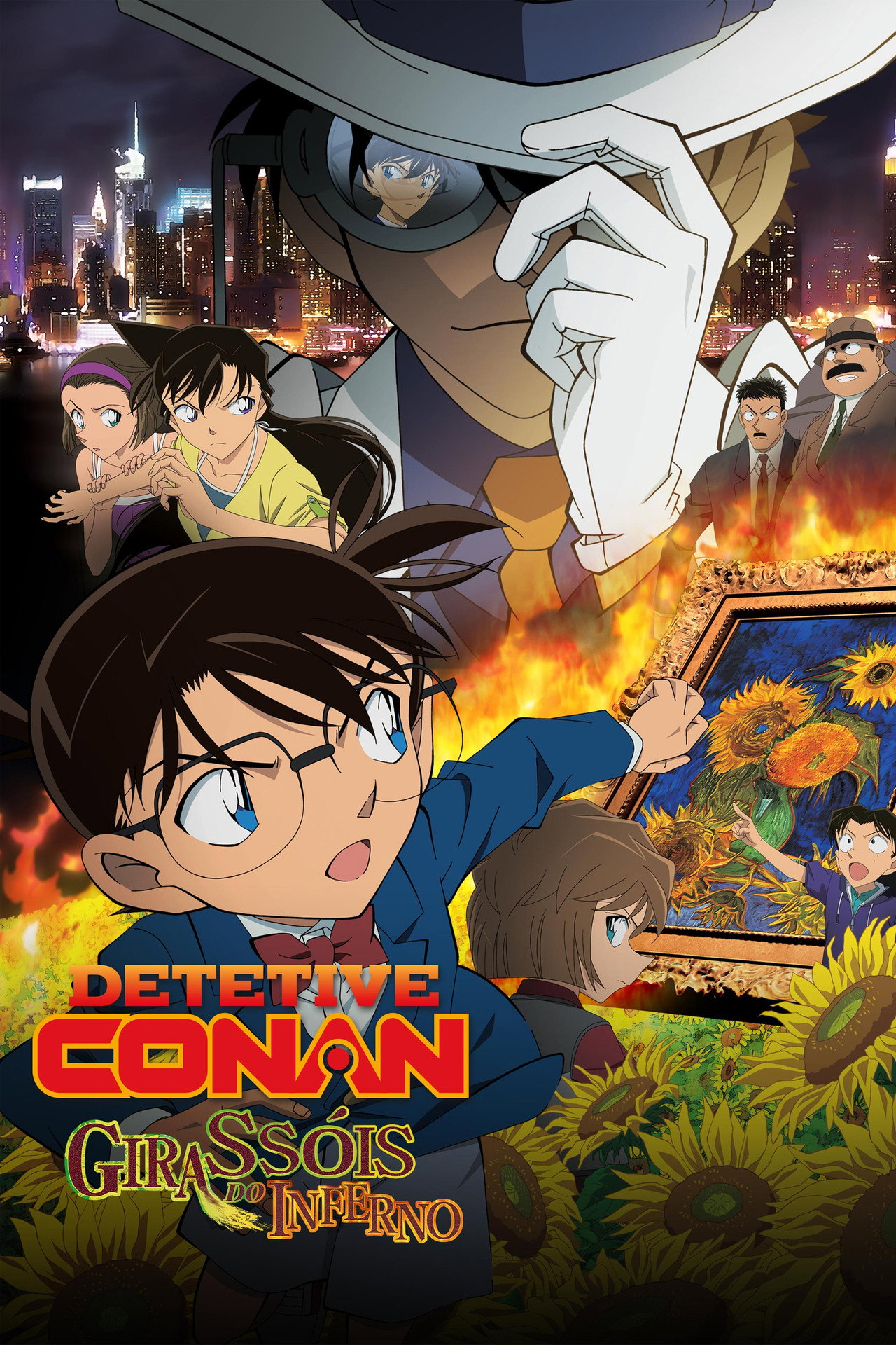 Pôster de Detetive Conan: Girassóis do Inferno