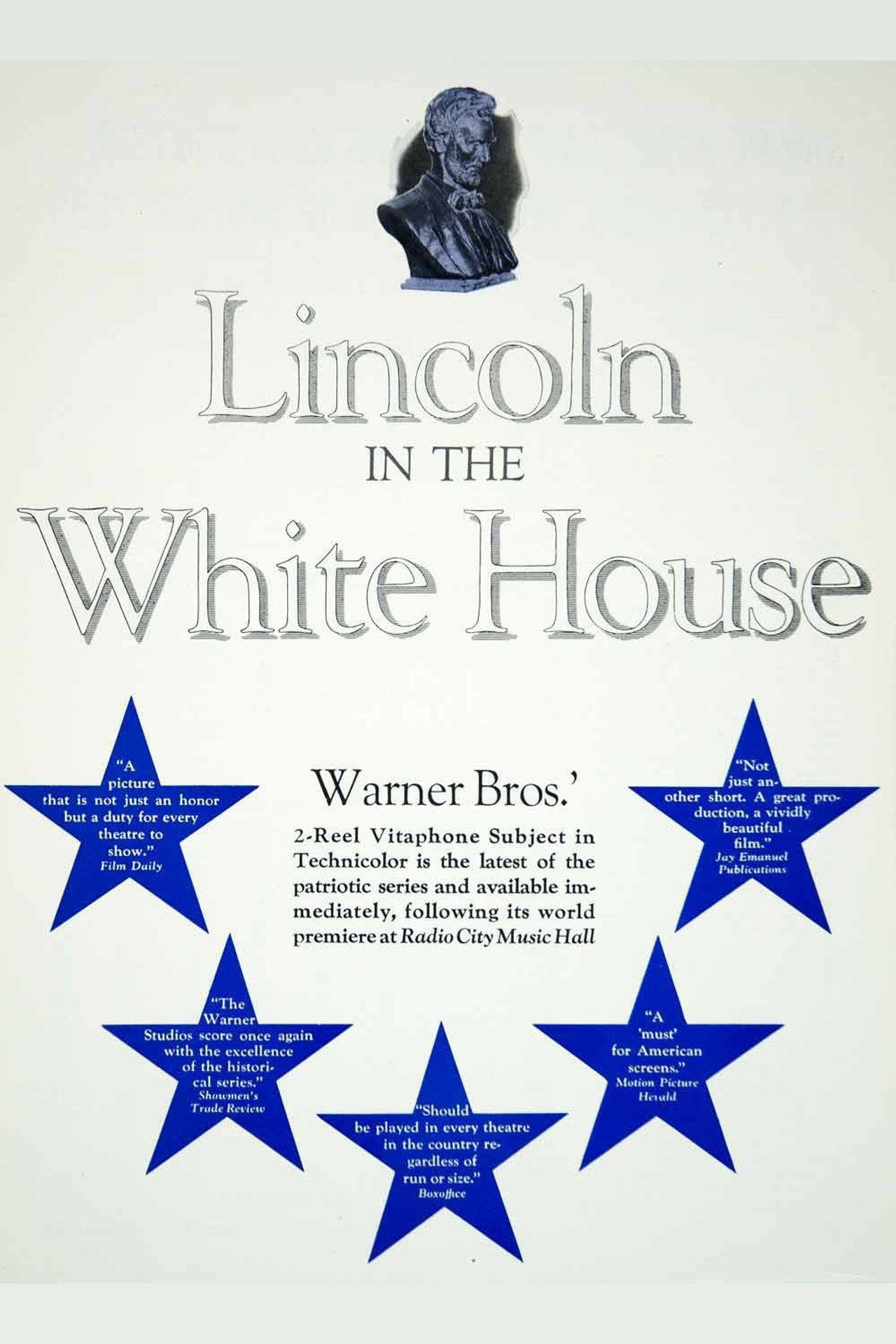 Pôster de Lincoln in the White House