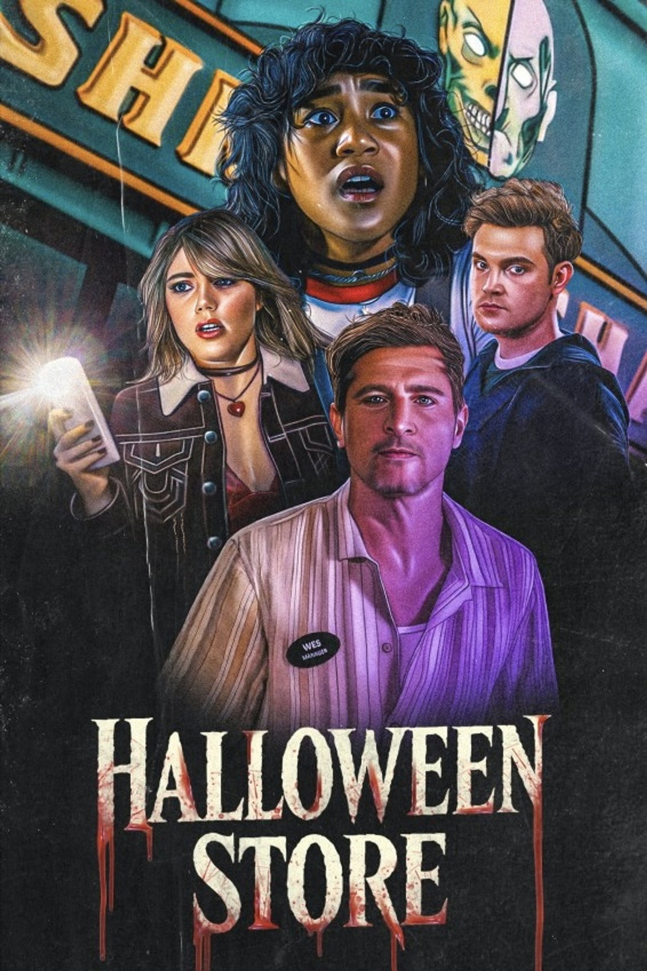 Pôster de Halloween Store