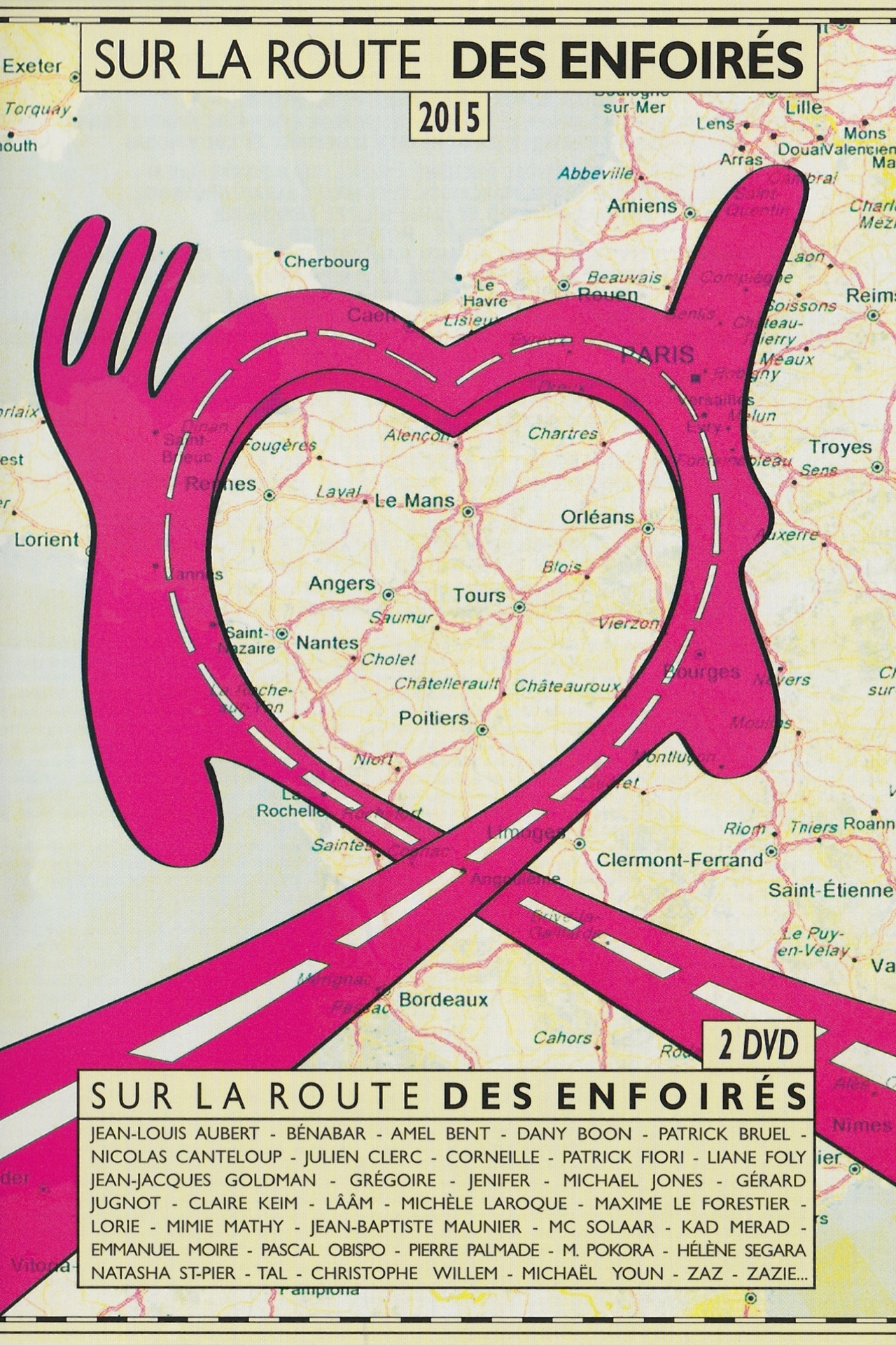 Pôster de Les Enfoirés 2015 - Sur la route des Enfoirés