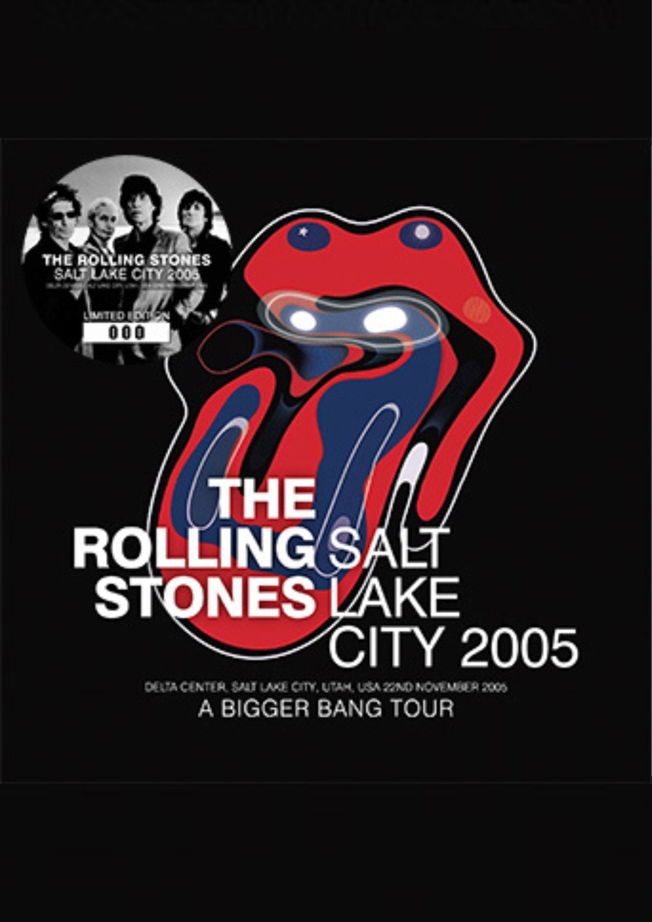 Pôster de The Rolling Stones live in Salt Lake City