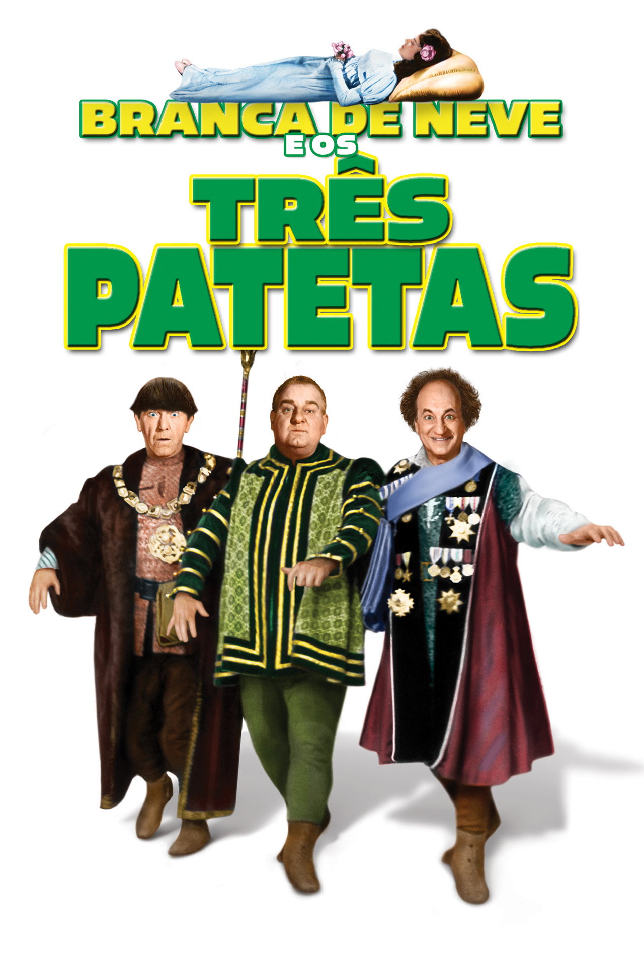 Pôster de Branca de Neve e Os Três Patetas