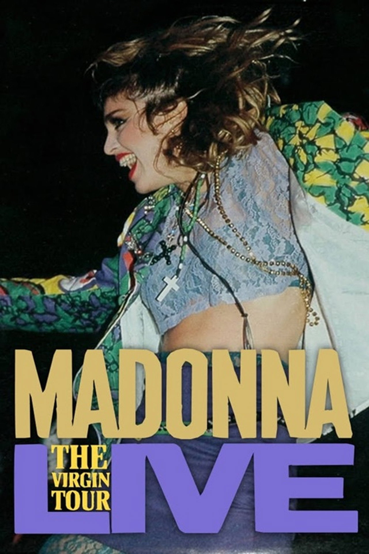 Pôster de Madonna: The Virgin Tour Live