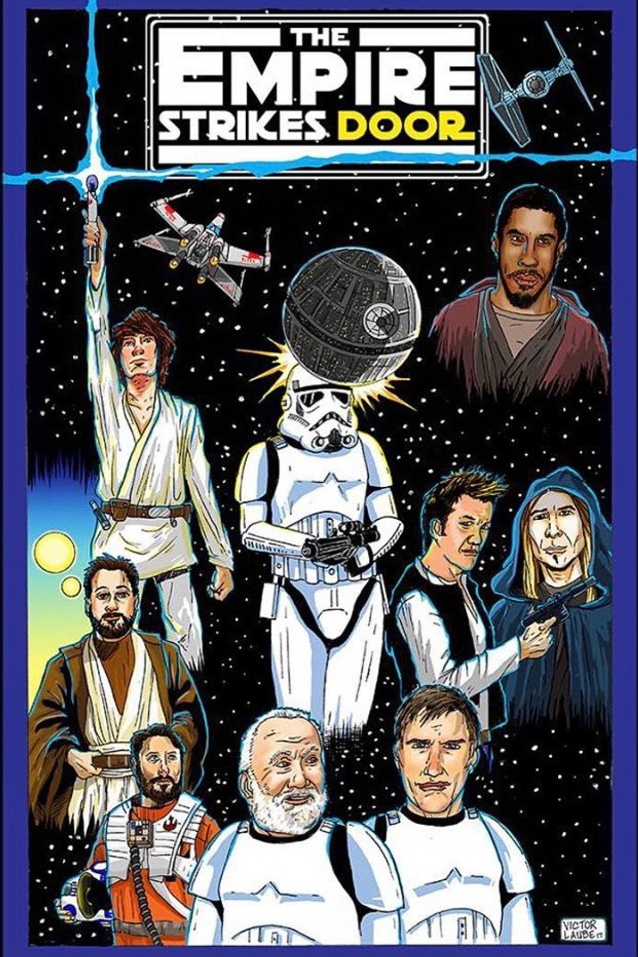 Pôster de The Empire Strikes Door