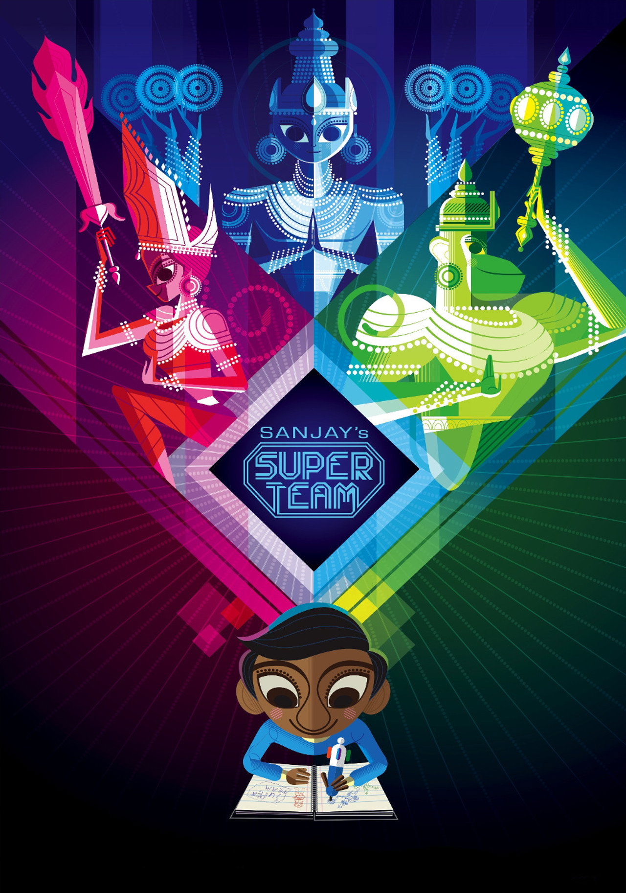 Pôster de Sanjay's Super Team