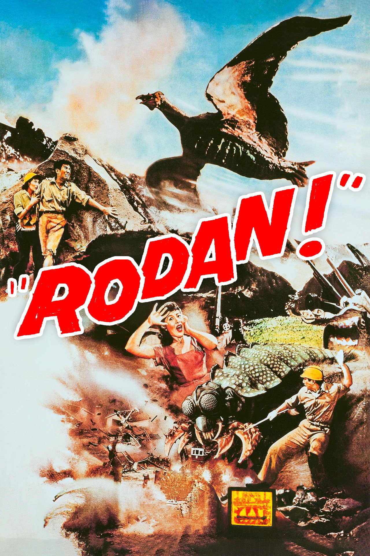 Pôster de Rodan!... O Monstro do Espaço