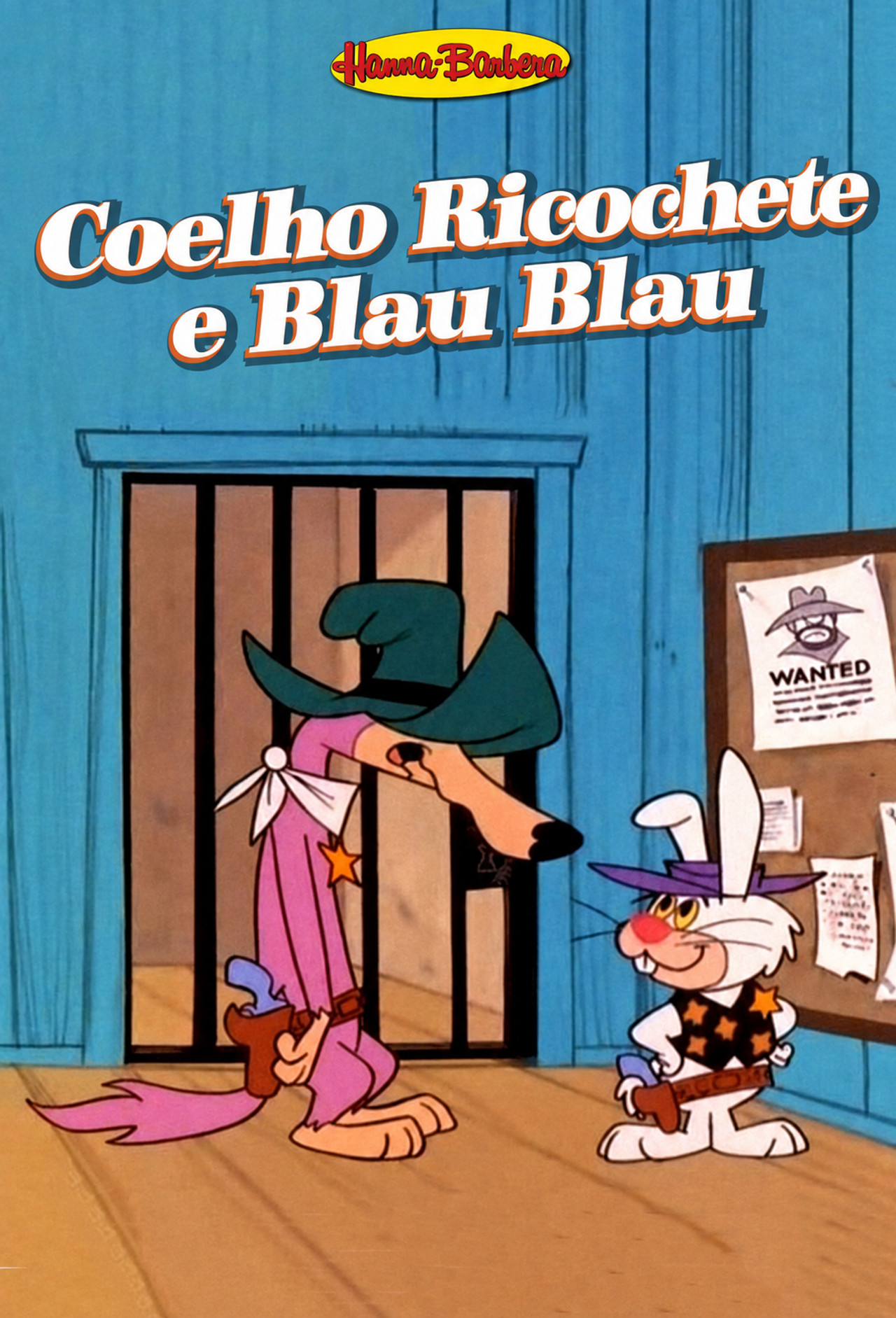 Pôster de Coelho Ricochete e Blau Blau
