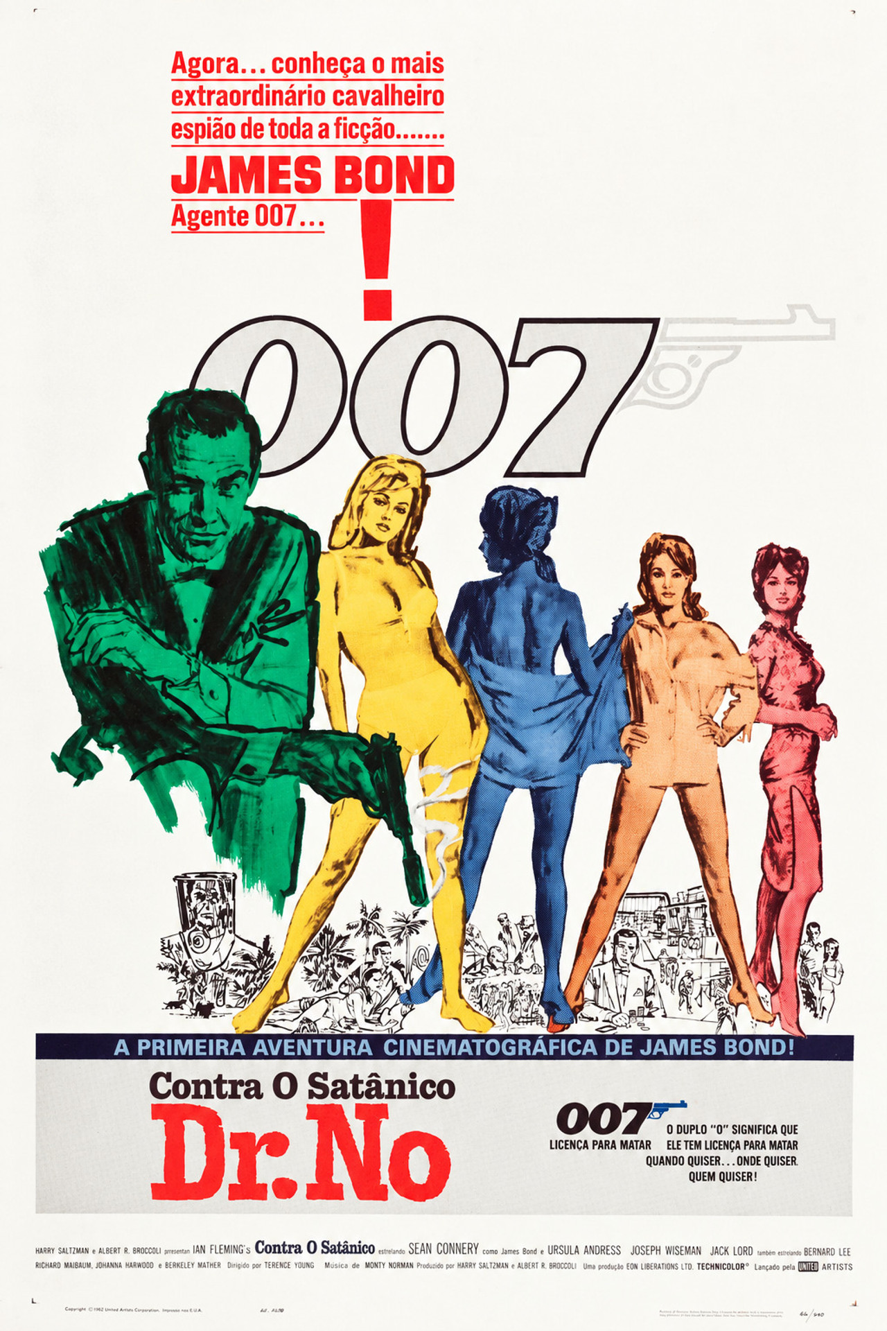 Pôster de 007 Contra o Satânico Dr. No