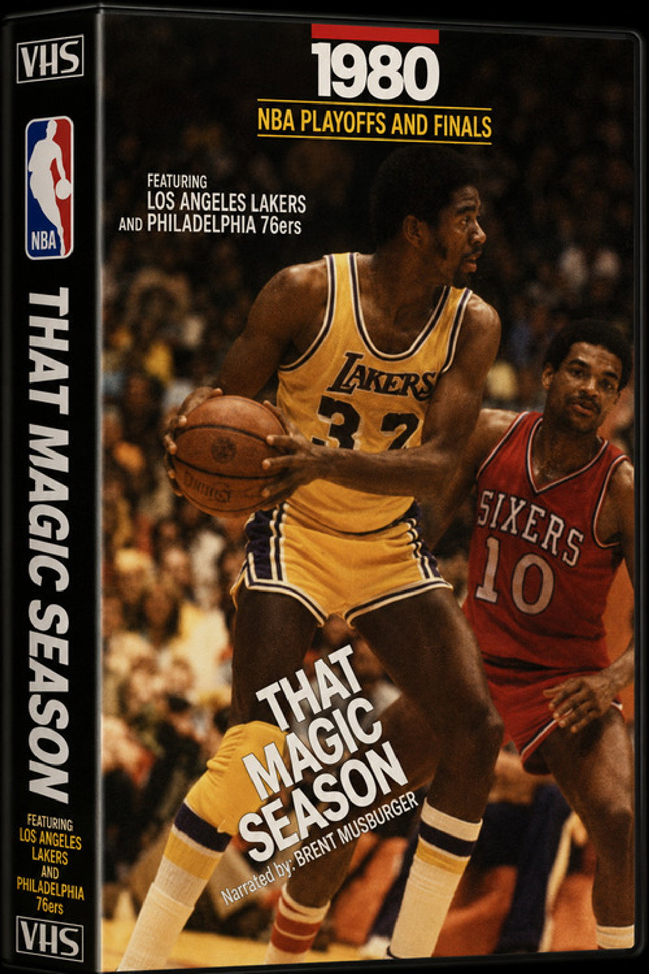 Pôster de 1980 NBA Champions - L.A. Lakers - That Magic Season