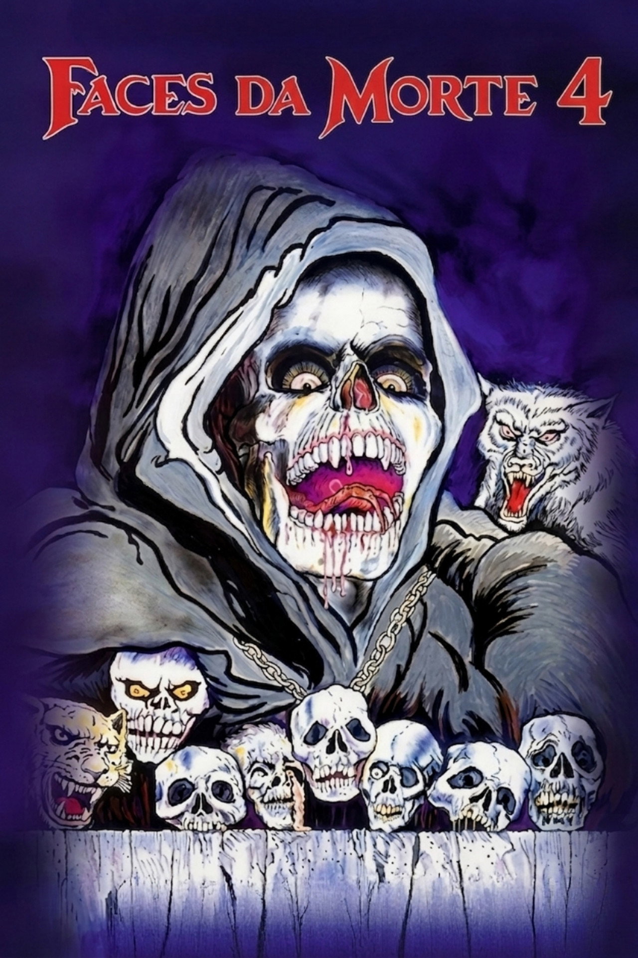 Pôster de Faces da Morte 4