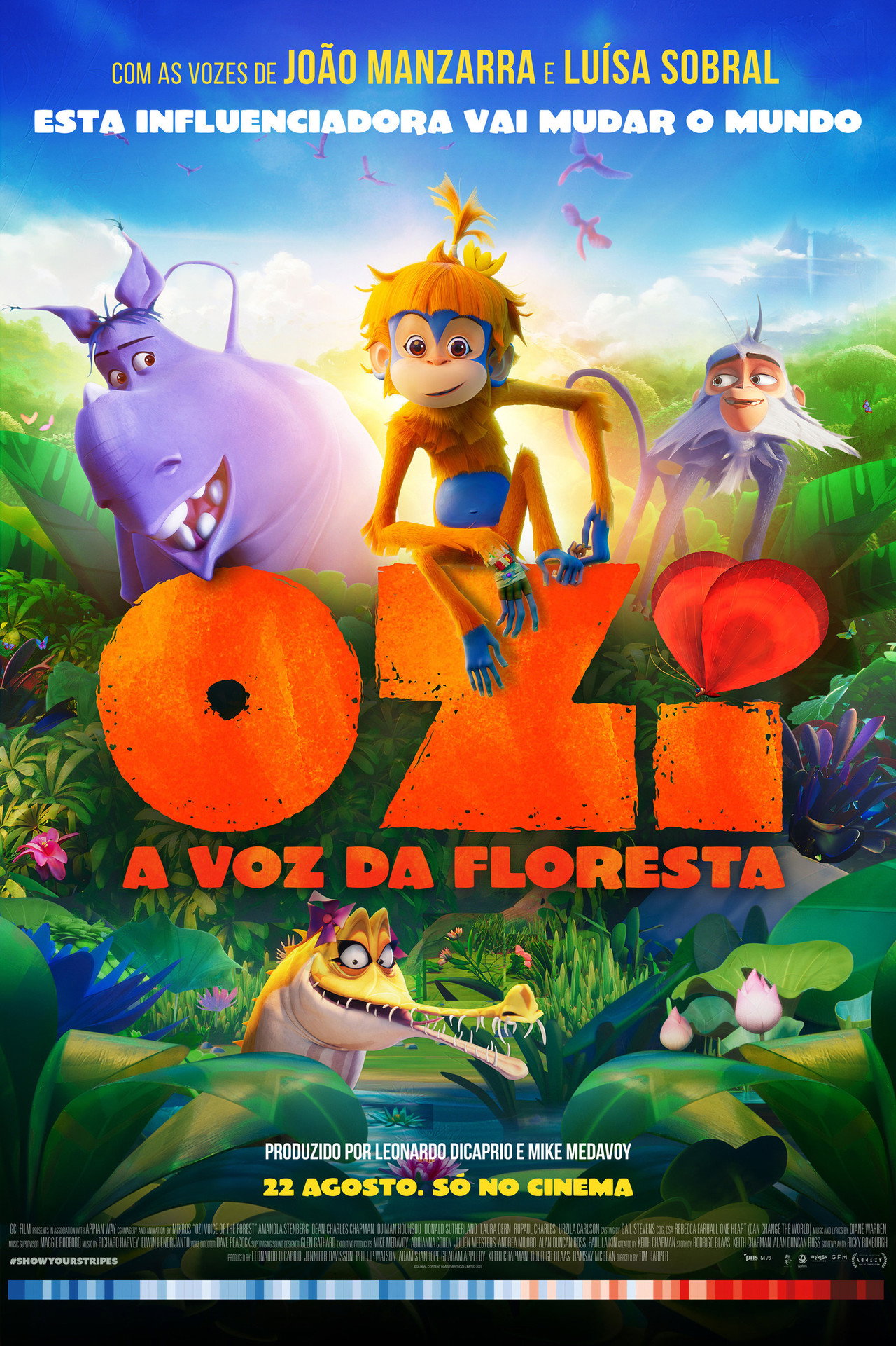 Pôster de OZI: Voice of the Forest