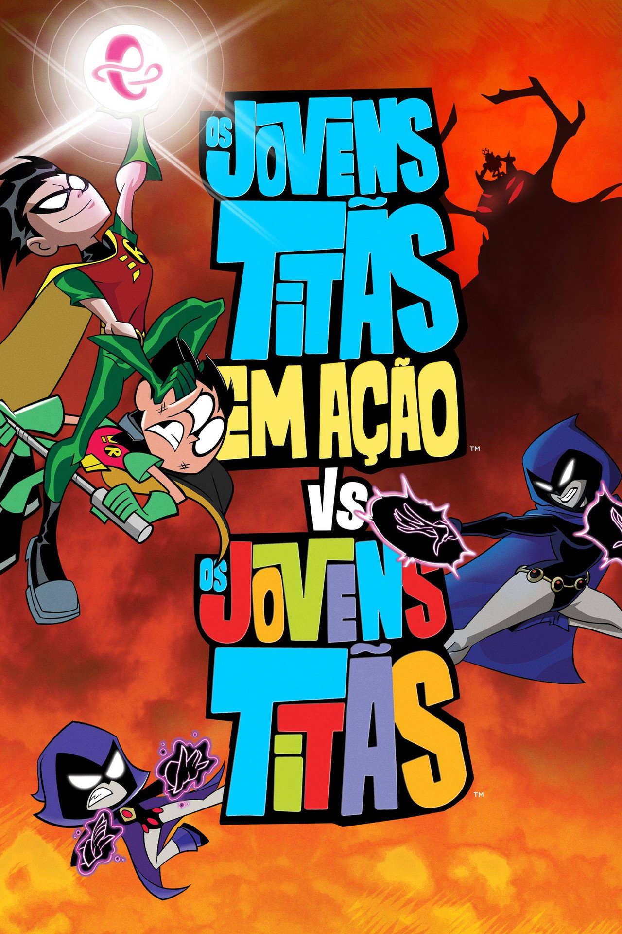 Pôster de Os Jovens Titãs em Ação Vs. Os Jovens Titãs