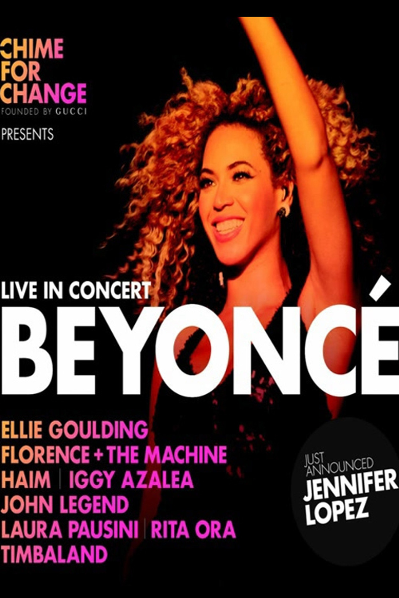 Pôster de The Women Concert for Change