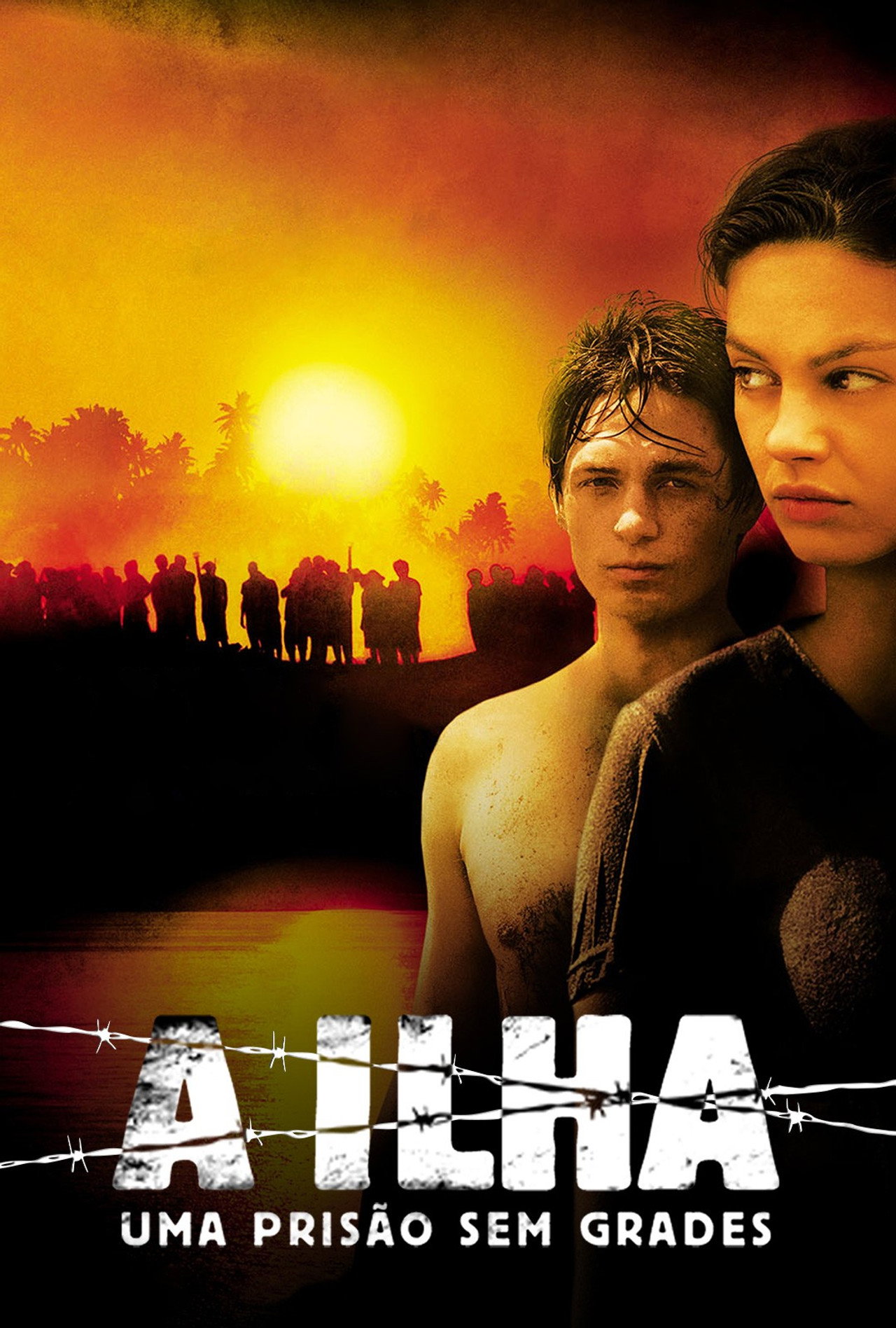 Pôster de A Ilha - Uma Prisão sem Grades
