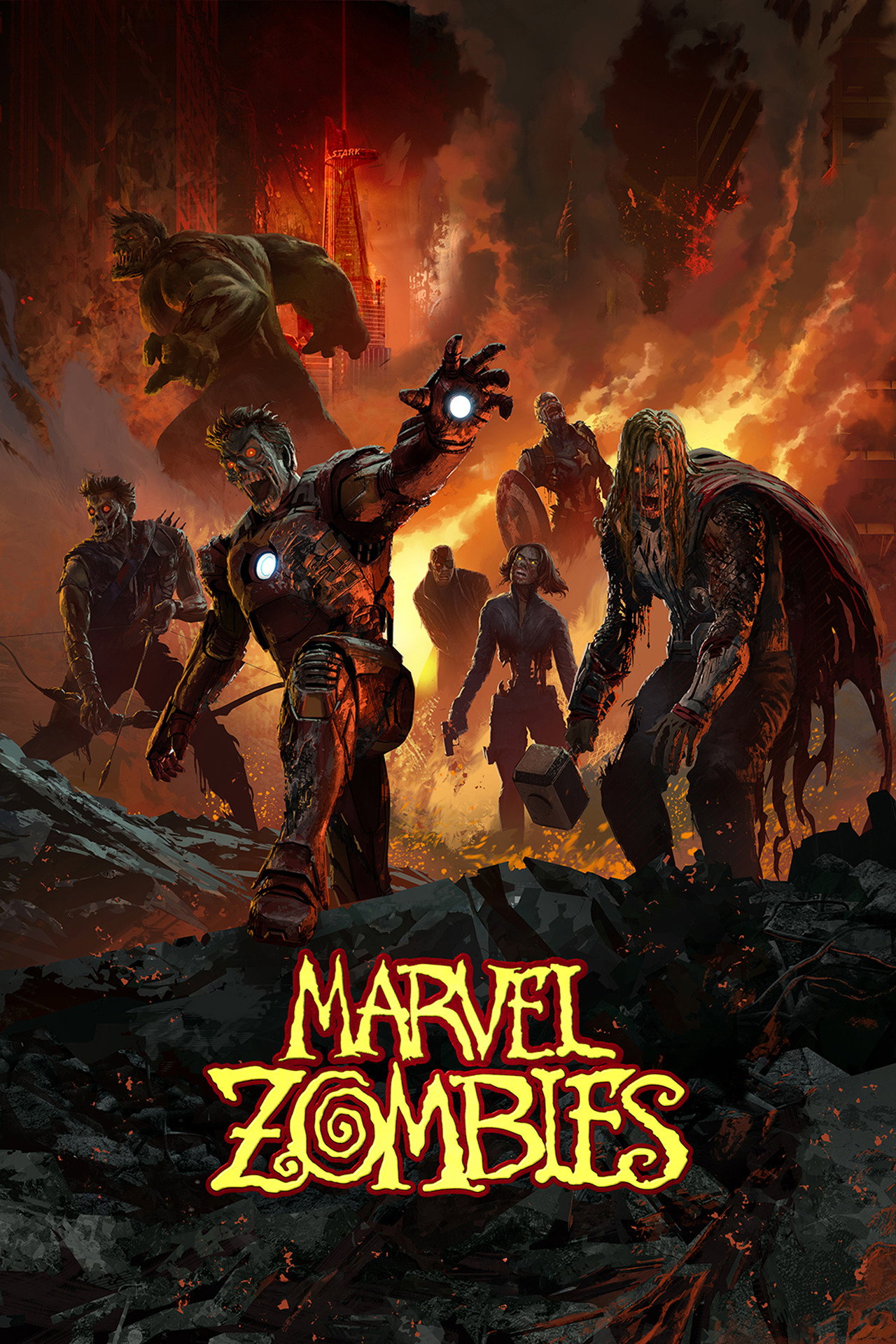 Pôster de Marvel Zombies