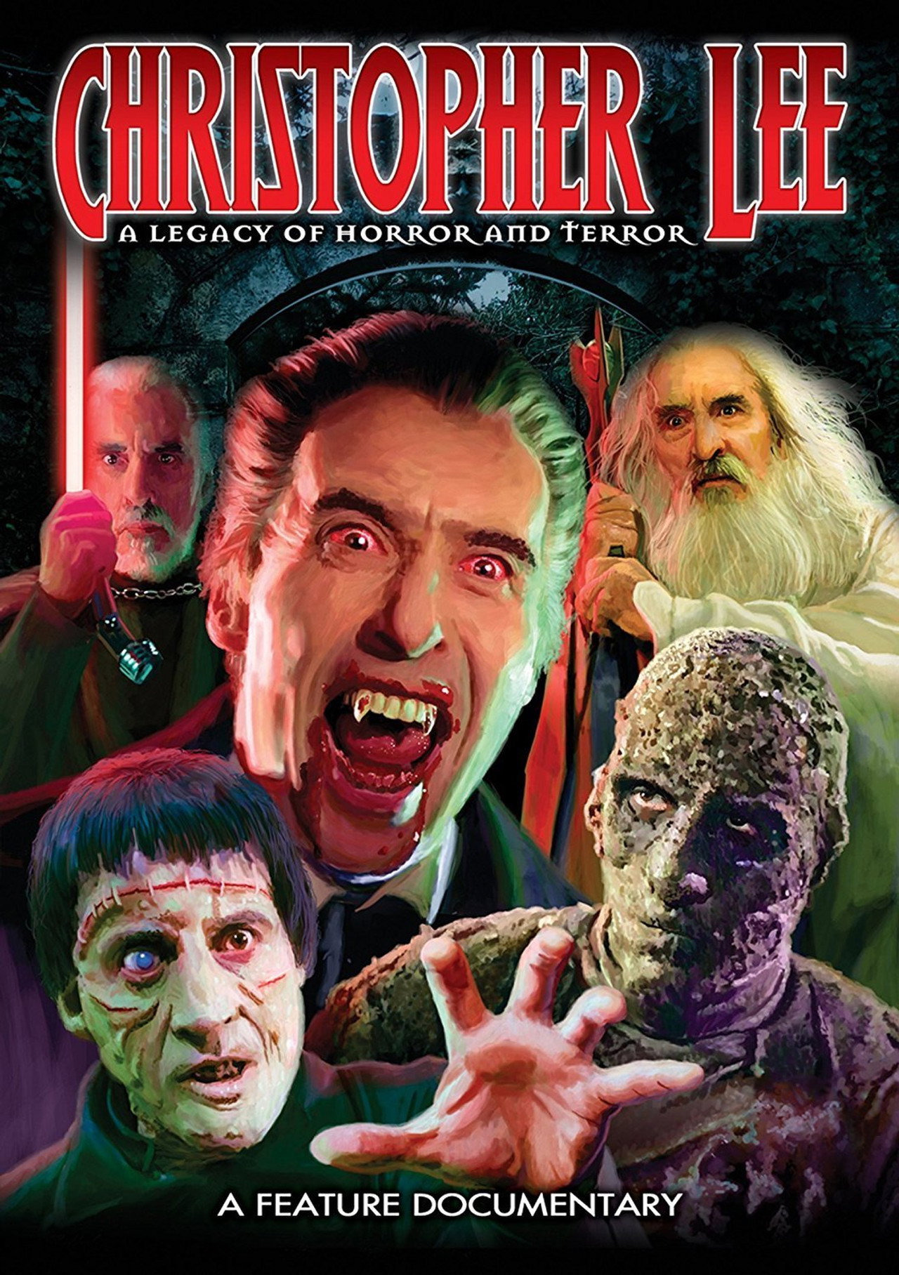 Pôster de Christopher Lee: A Legacy of Horror and Terror