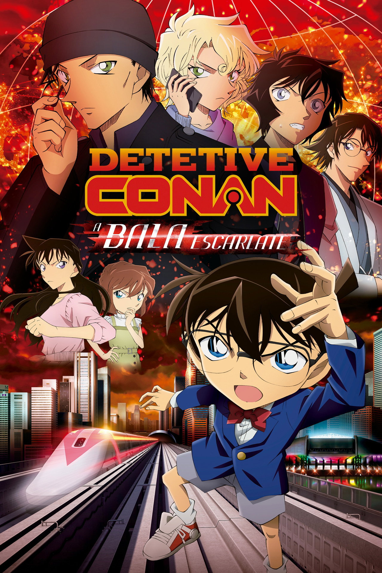 Pôster de Detetive Conan: A Bala Escarlate