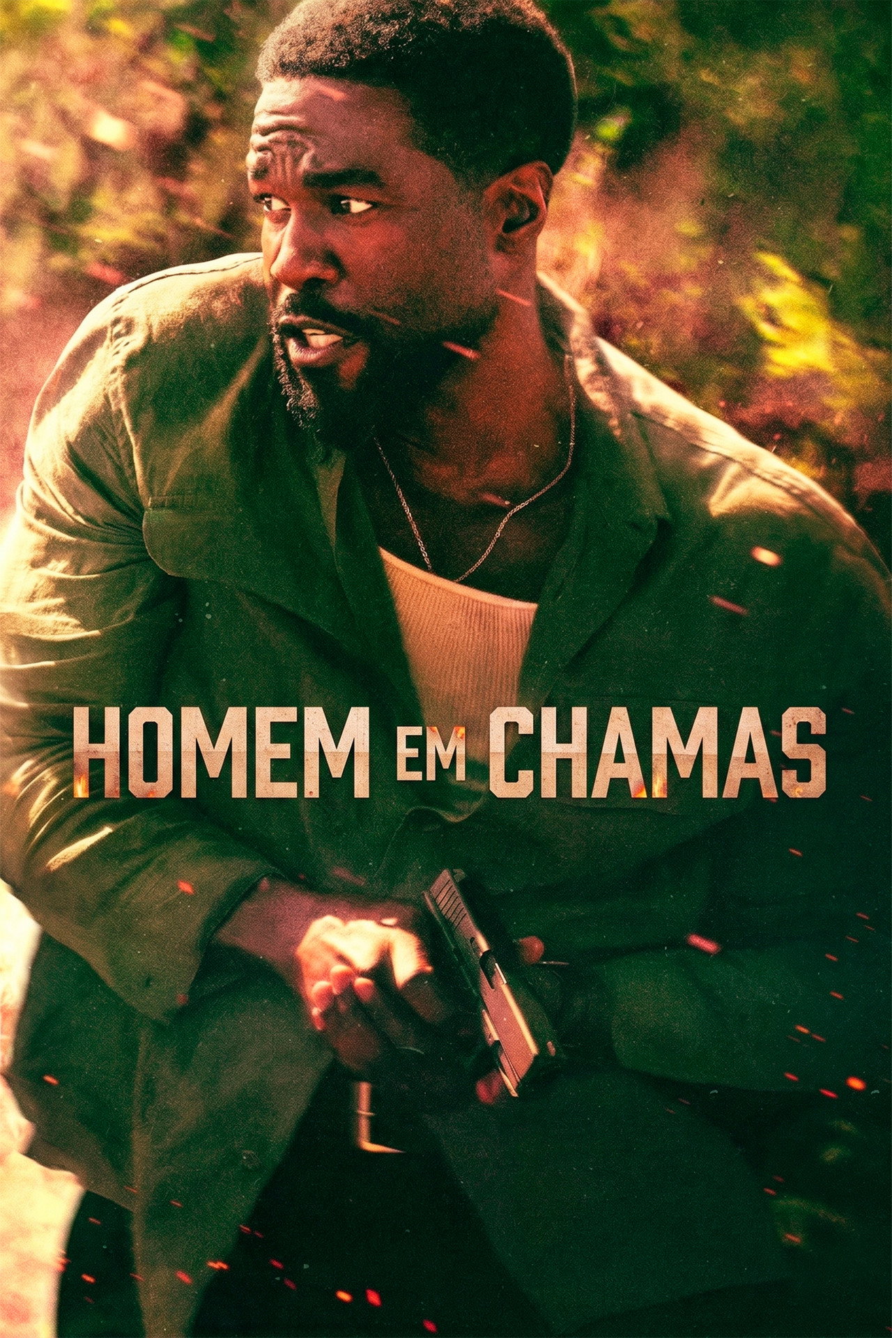 Pôster de Homem em Chamas