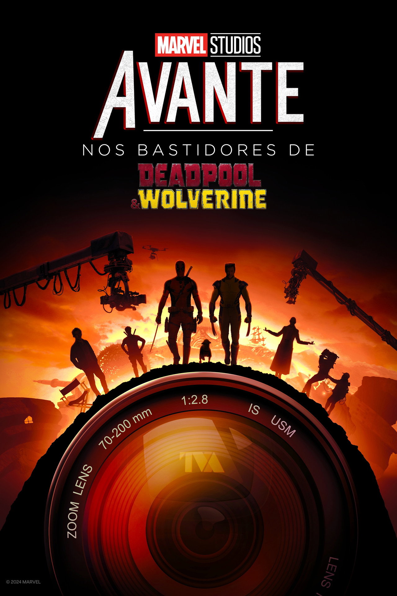 Pôster de Avante: Nos Bastidores de Deadpool & Wolverine