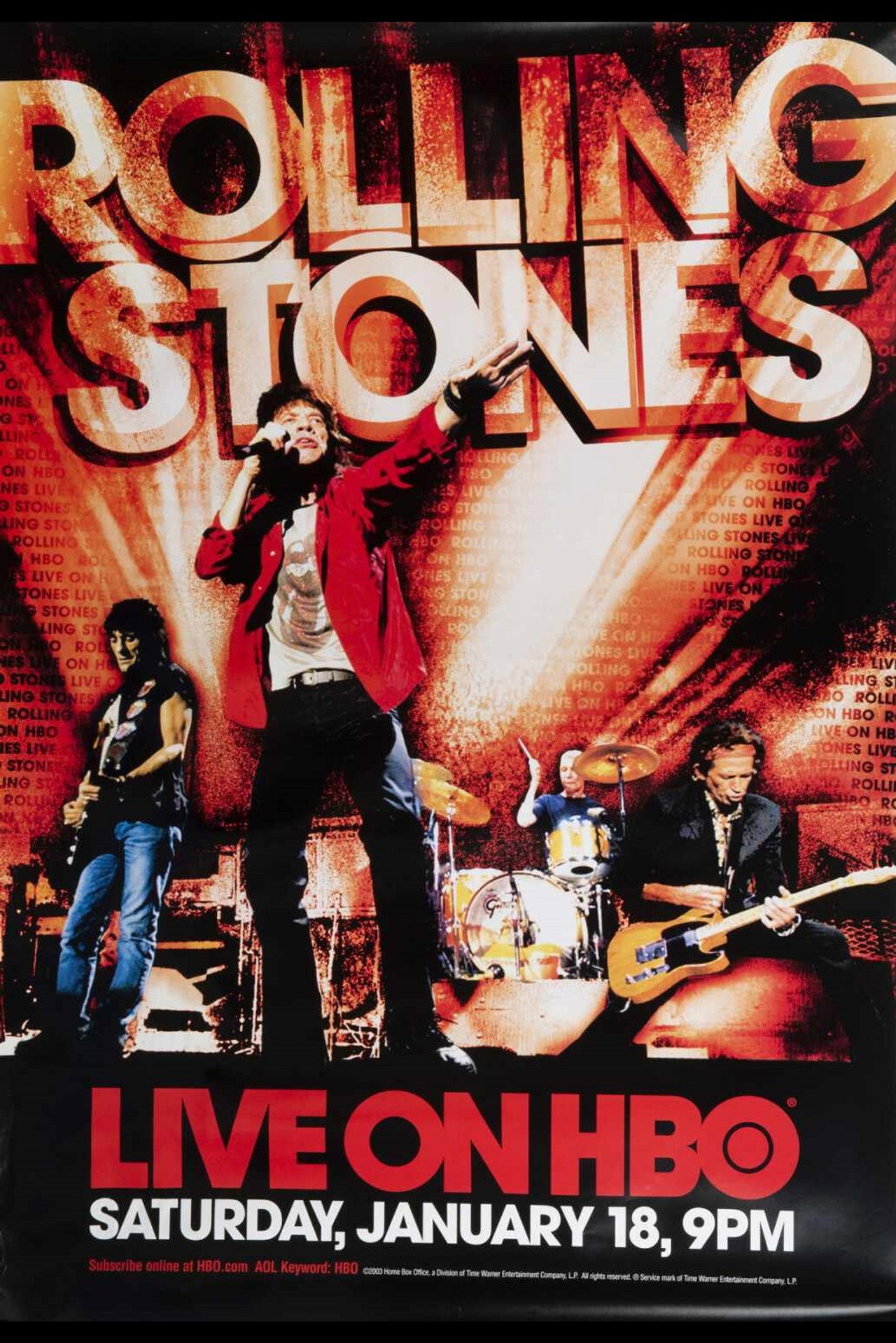 Pôster de Rolling Stones Live from Madison Square Garden