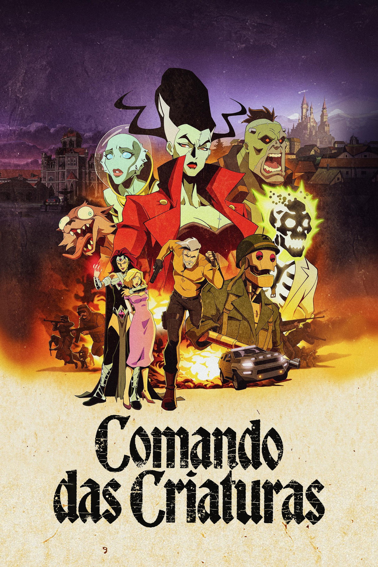 Pôster de Comando das Criaturas