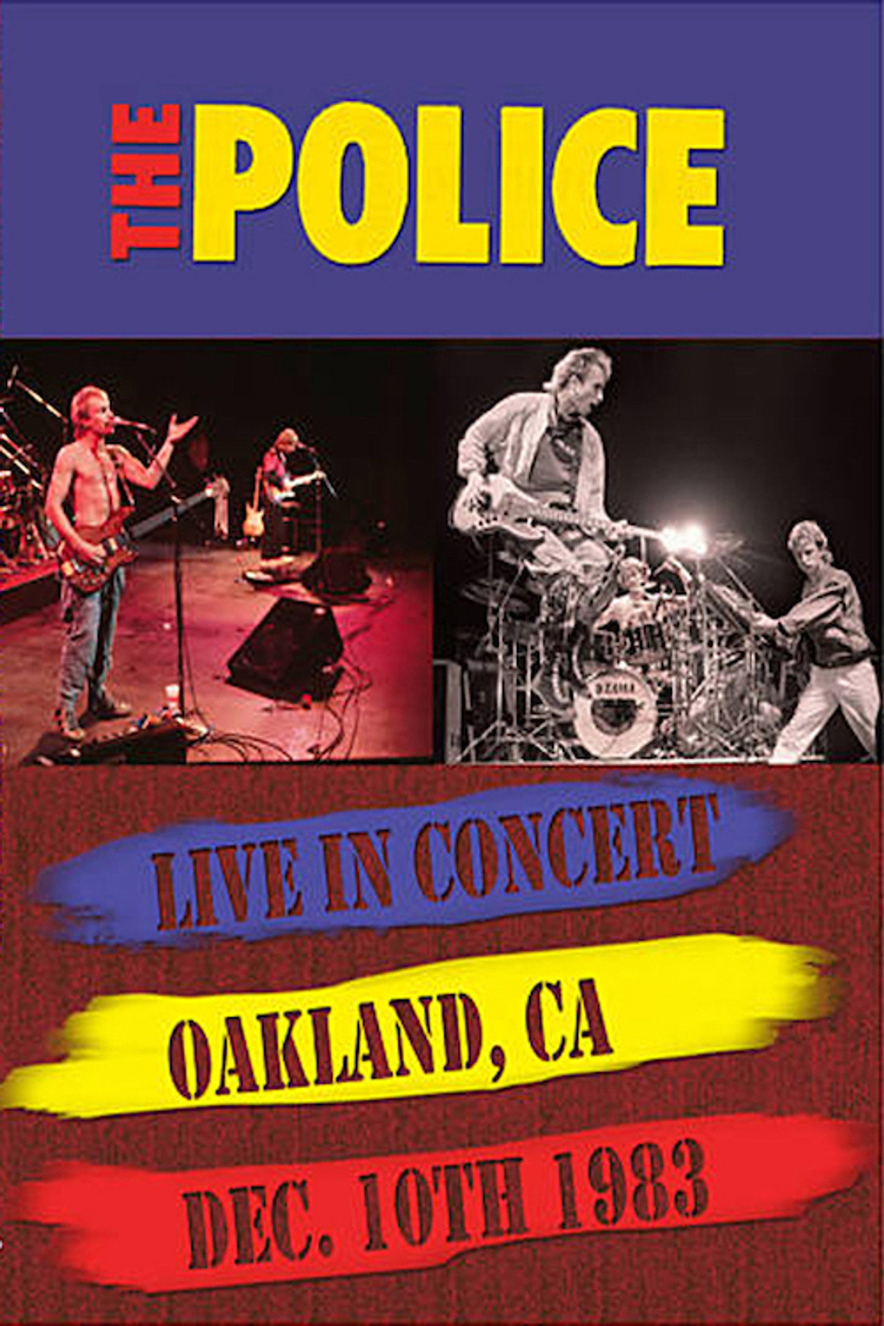 Pôster de The Police - Live In Oakland