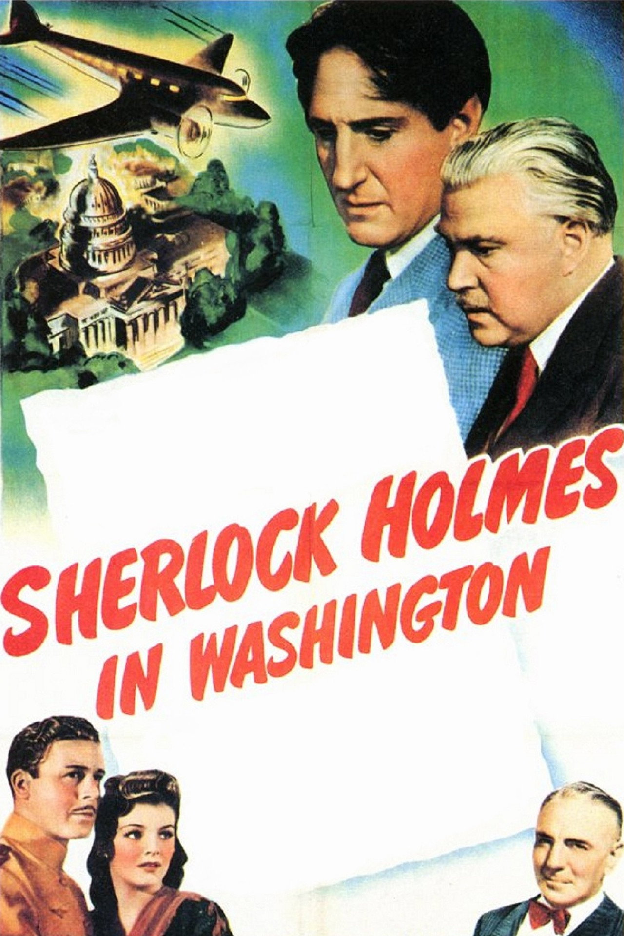 Pôster de Sherlock Holmes in Washington