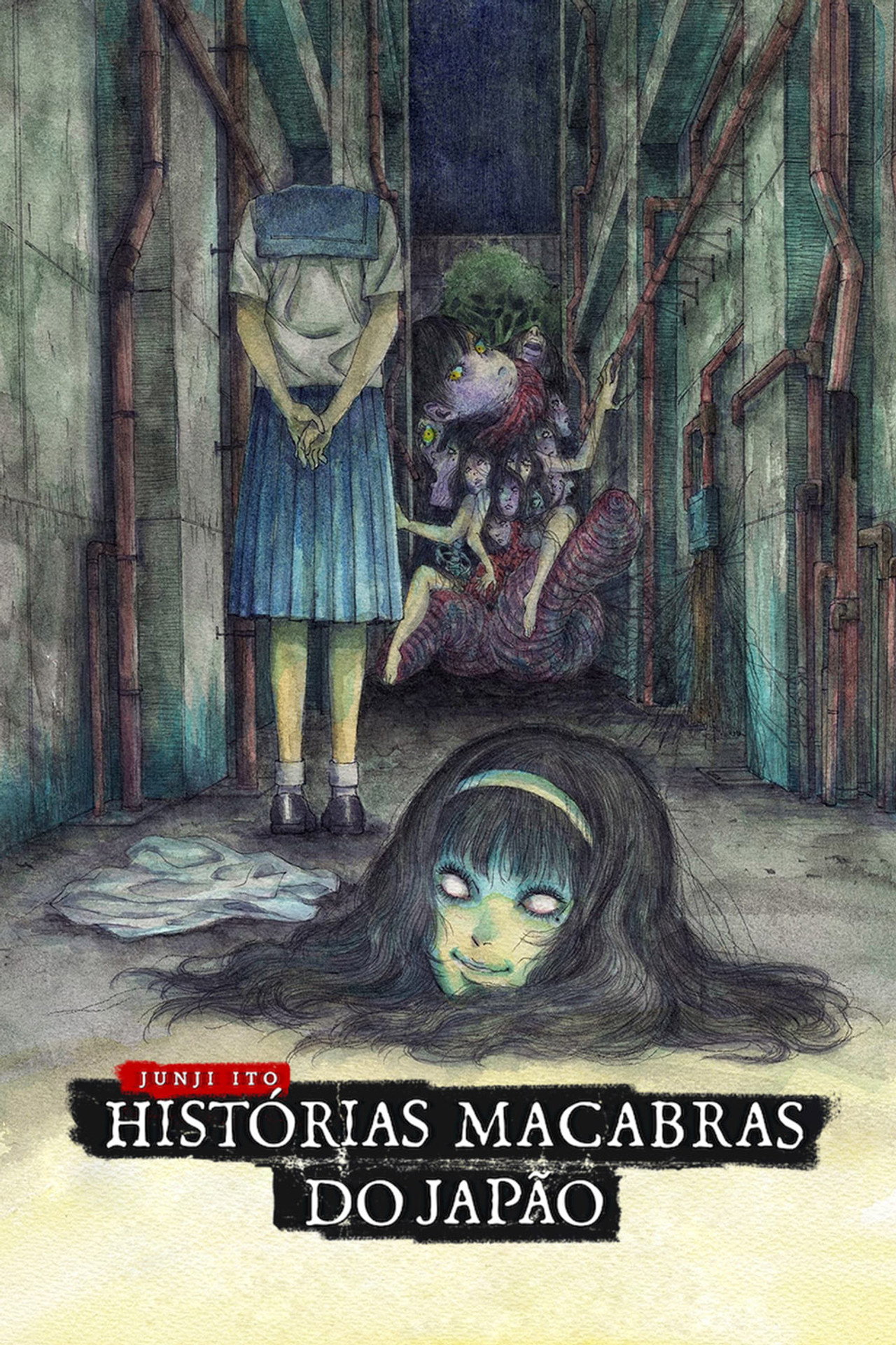 Pôster de Junji Ito: Histórias Macabras do Japão