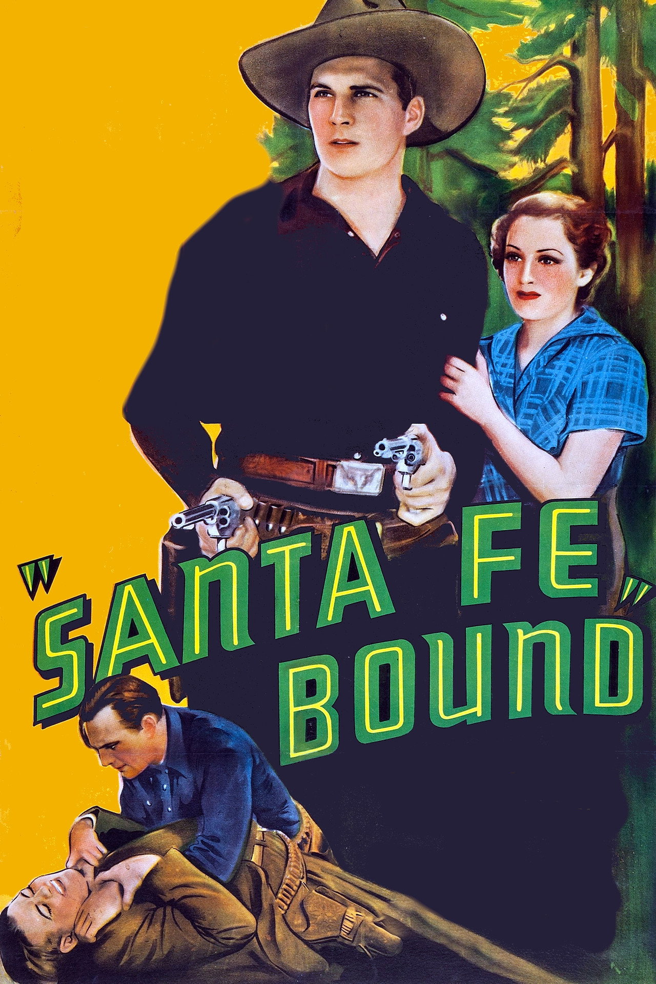 Pôster de Santa Fe Bound
