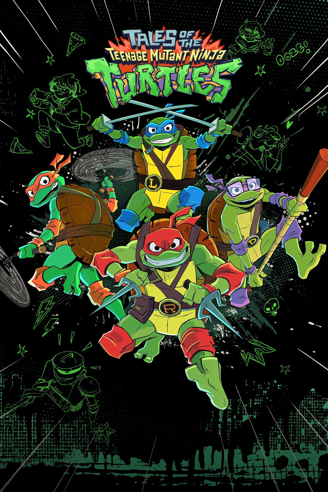 Pôster de Tales of the Teenage Mutant Ninja Turtles