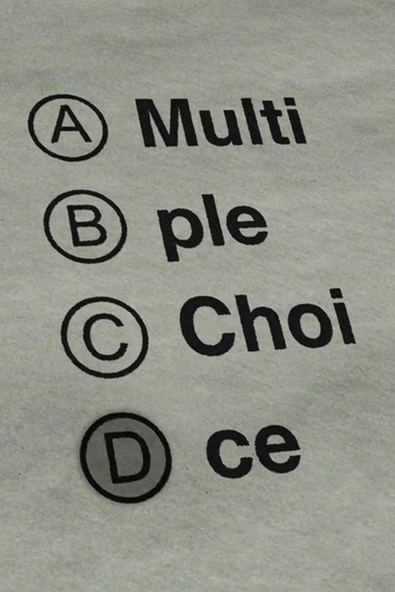 Pôster de Multiple Choice