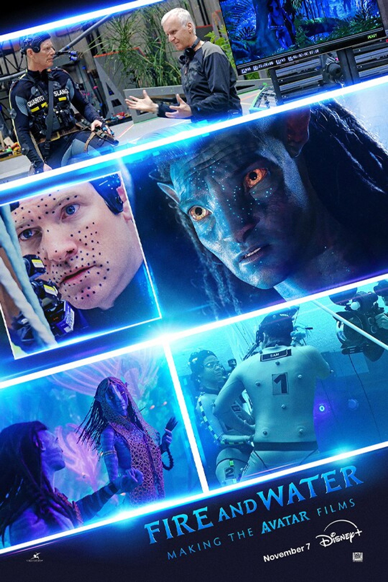 Pôster de Fogo e Água: Criando os Filmes de Avatar