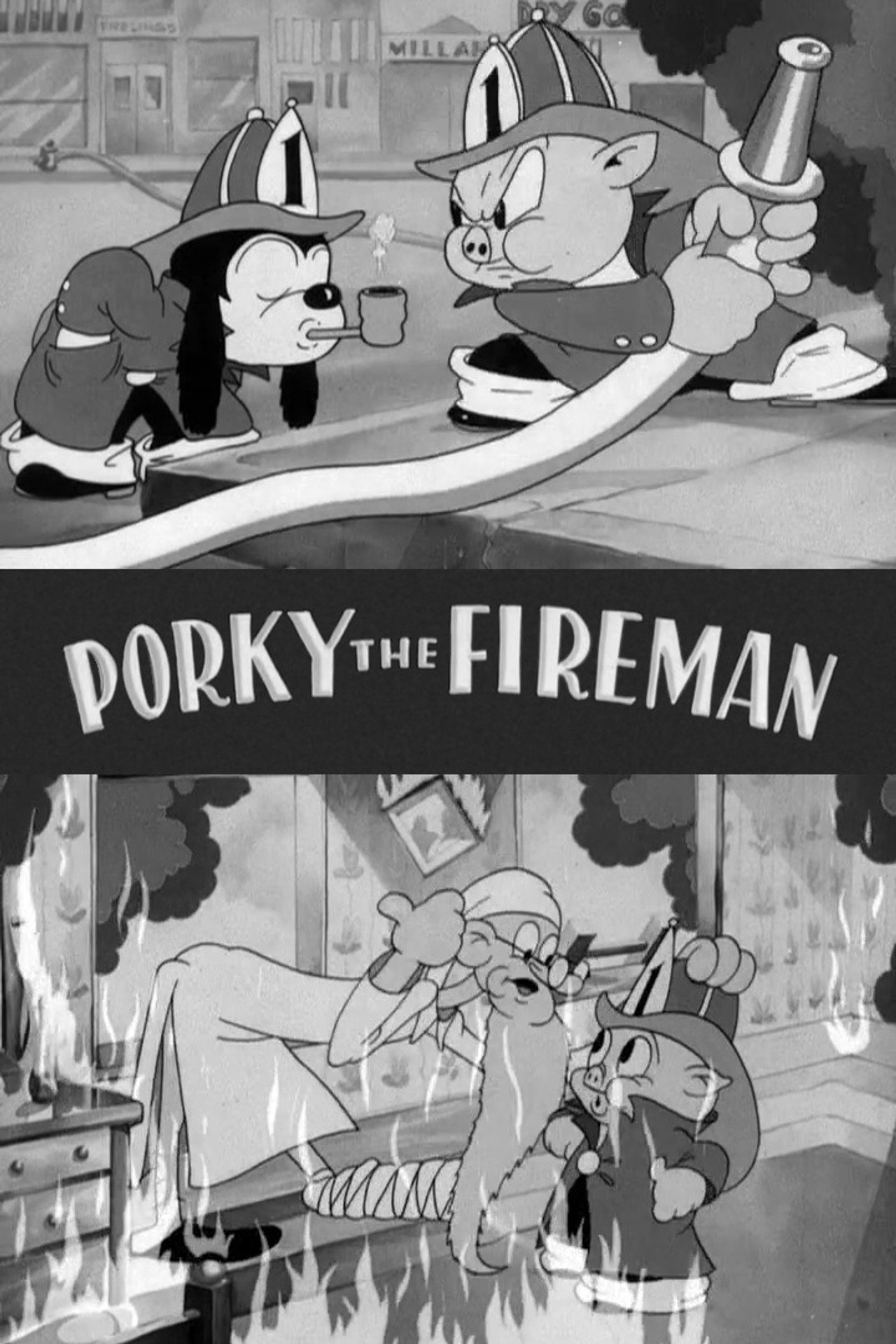 Pôster de Porky the Fireman