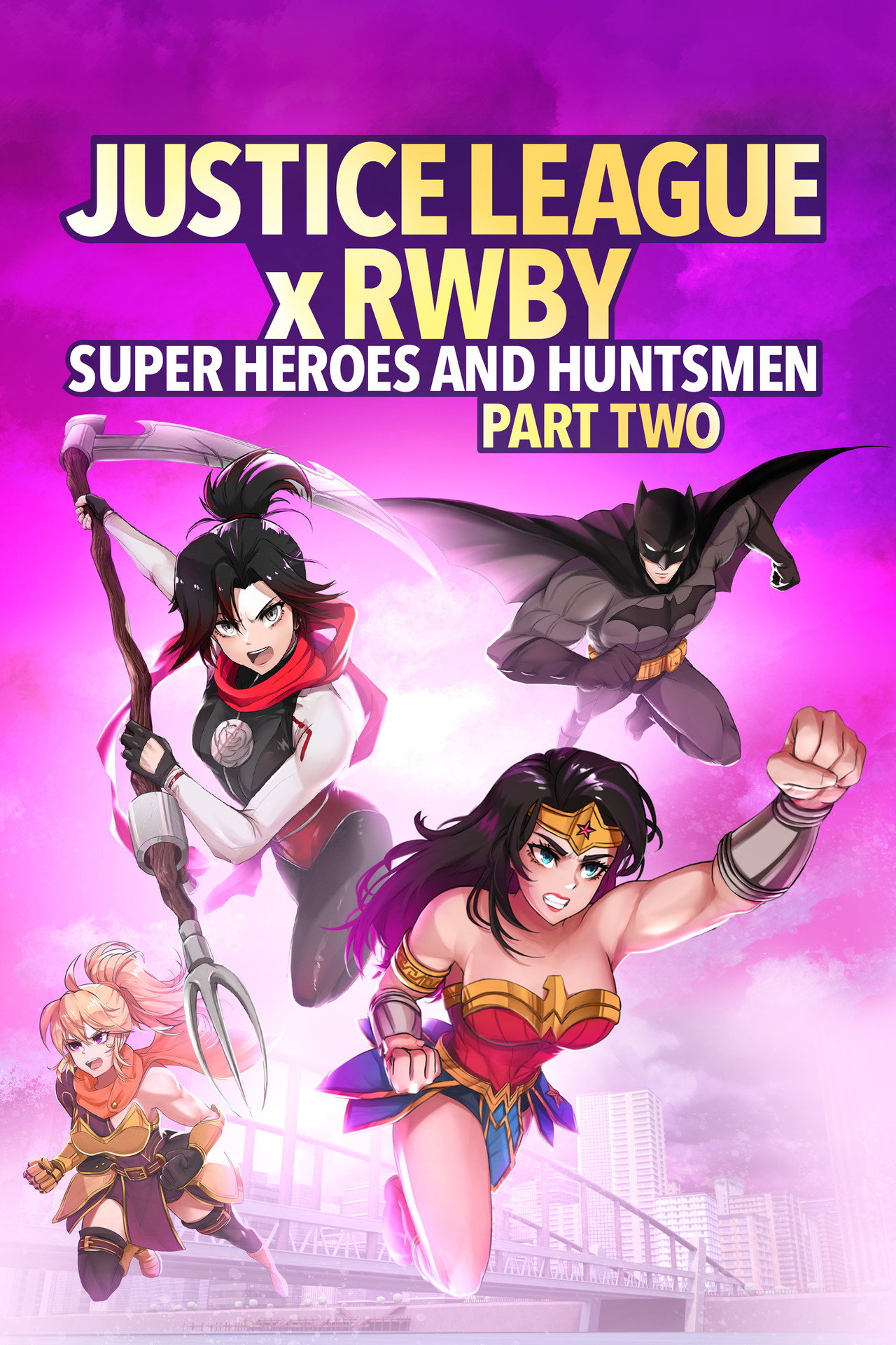 Pôster de Justice League x RWBY: Super Heroes & Huntsmen, Part Two