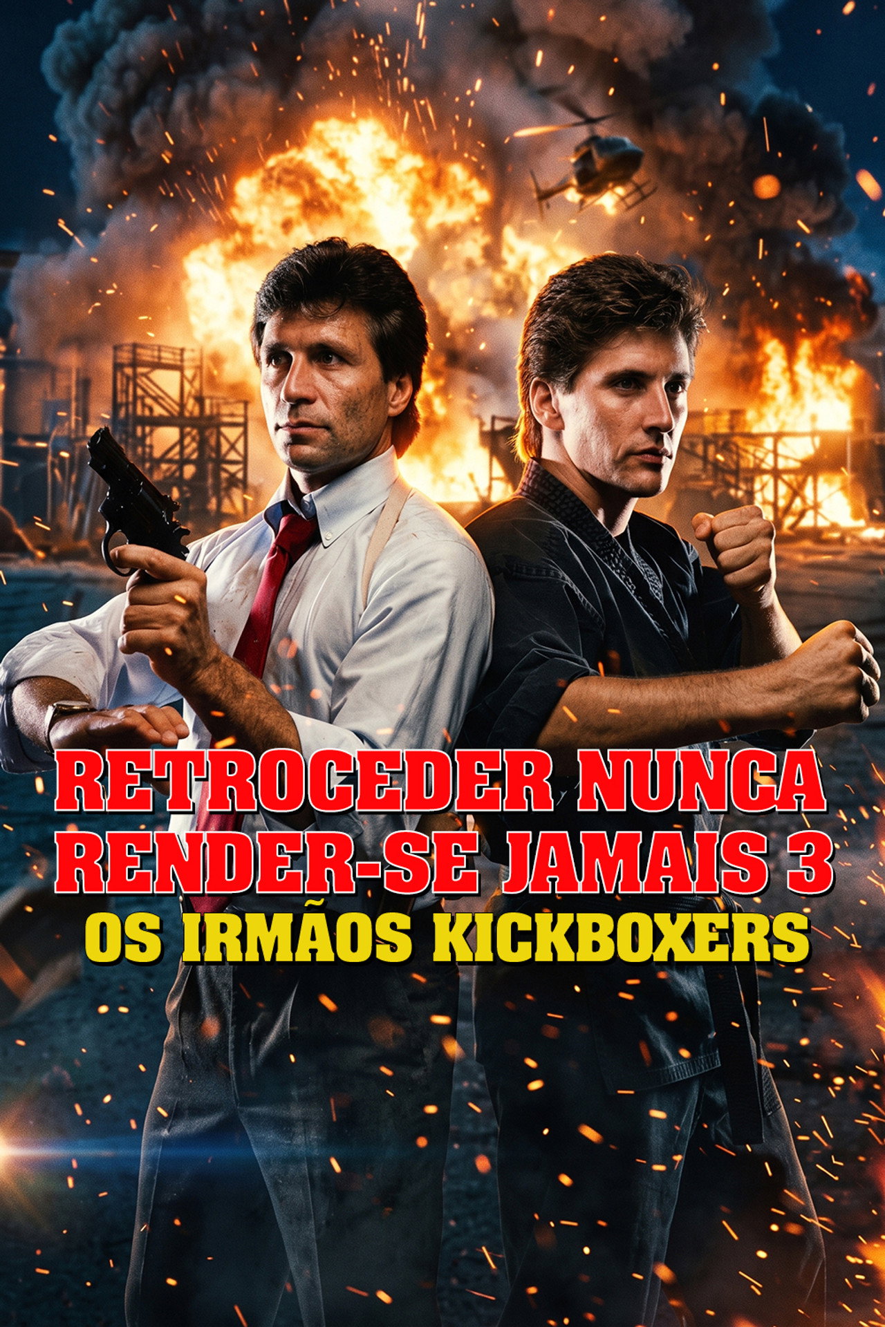Pôster de Retroceder Nunca, Render-se Jamais 3: Os Irmãos Kickboxers