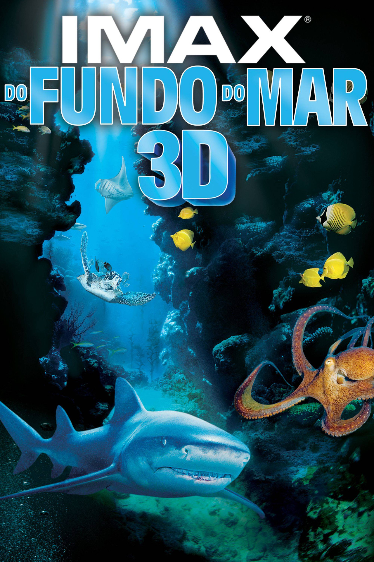 Pôster de Fundo do Mar 3D