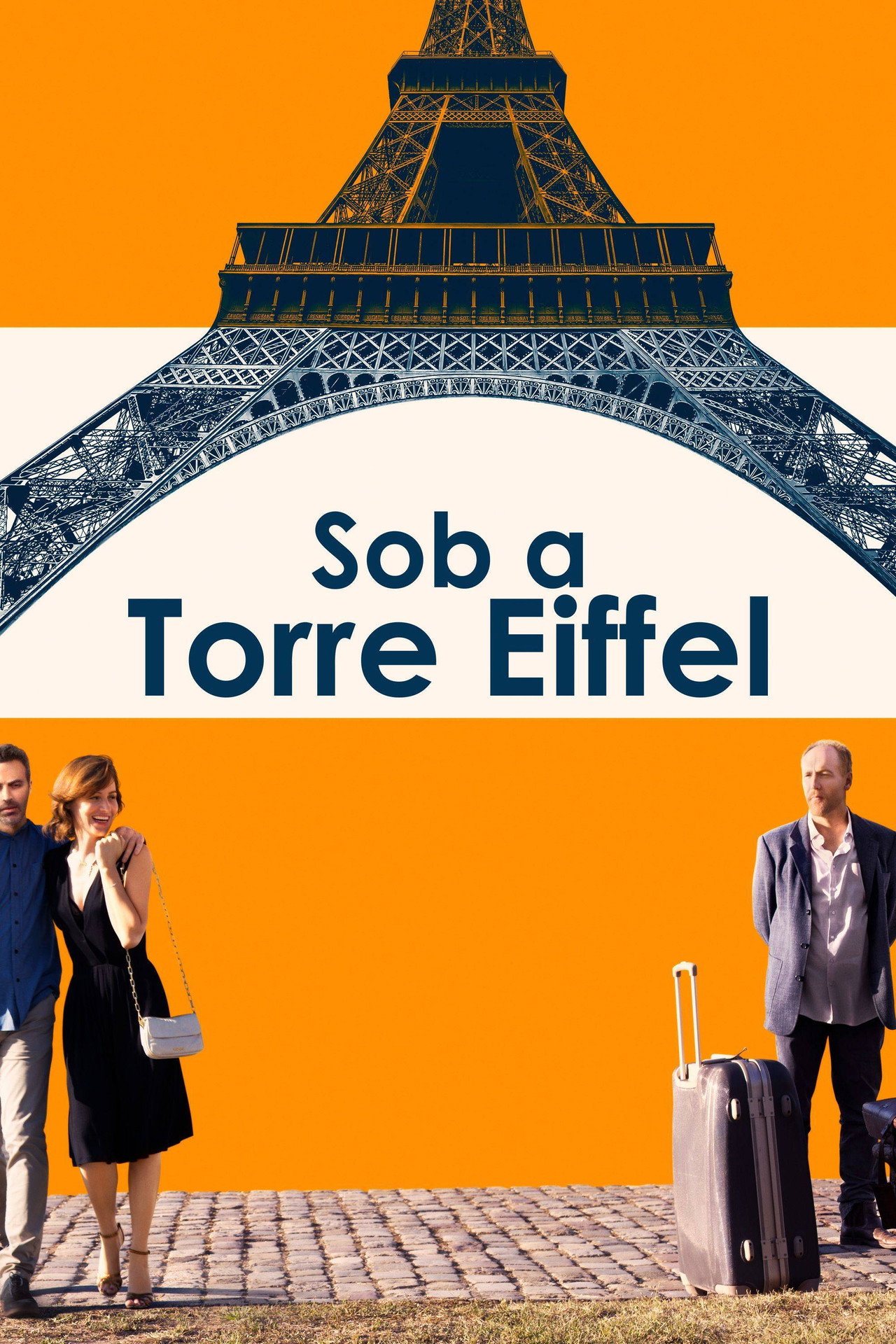 Pôster de Sob a Torre Eiffel