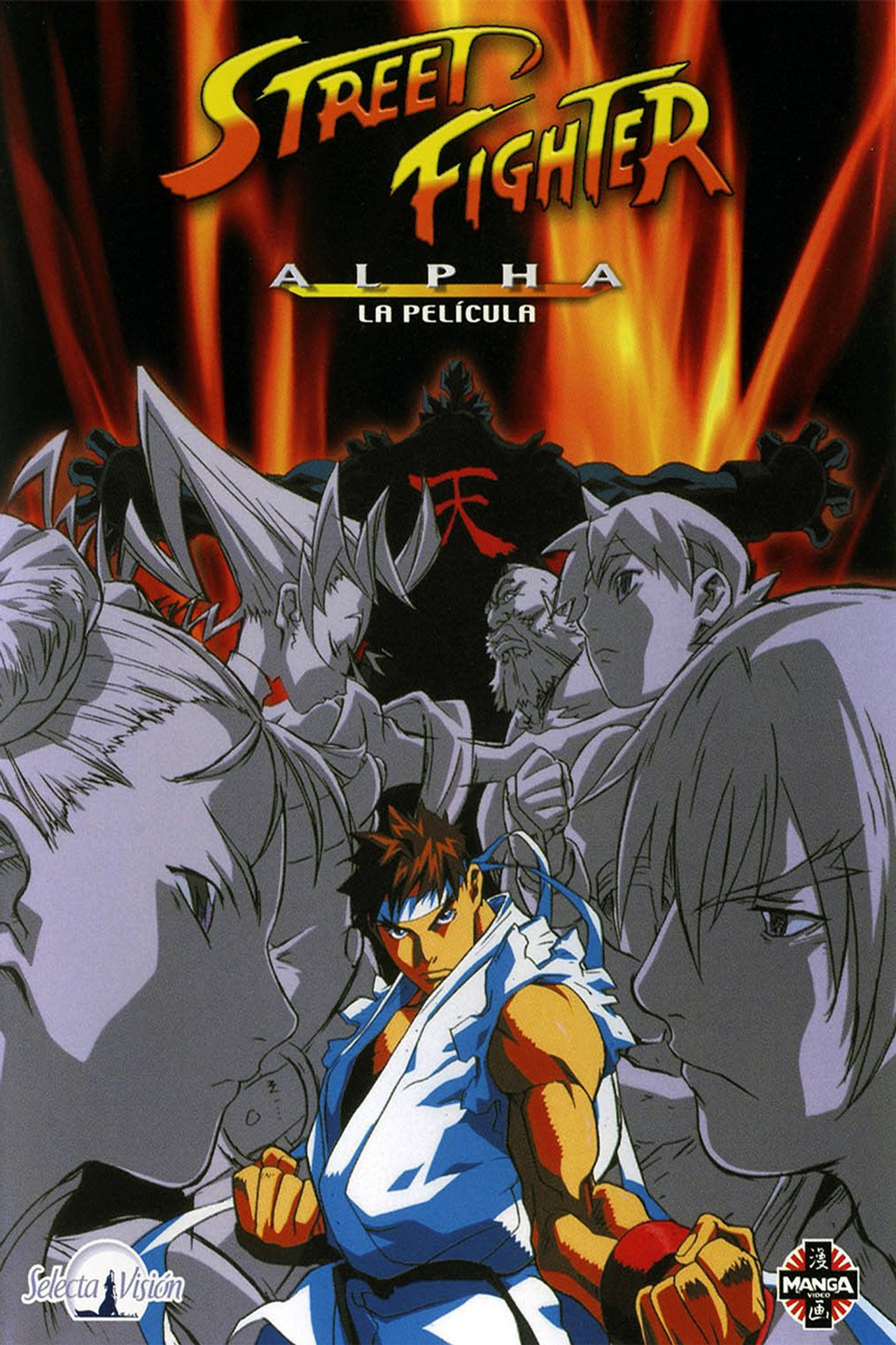 Pôster de Street Fighter Alpha: O Filme