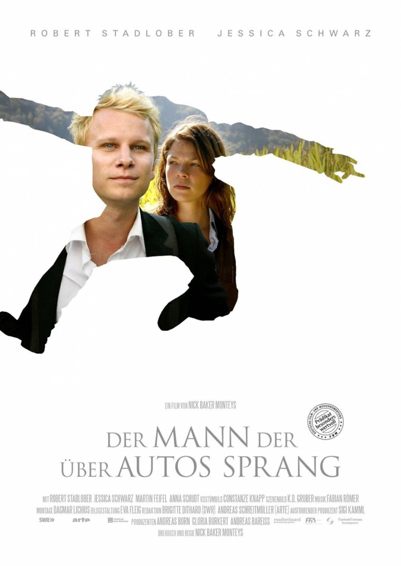 Pôster de Der Mann, der über Autos sprang