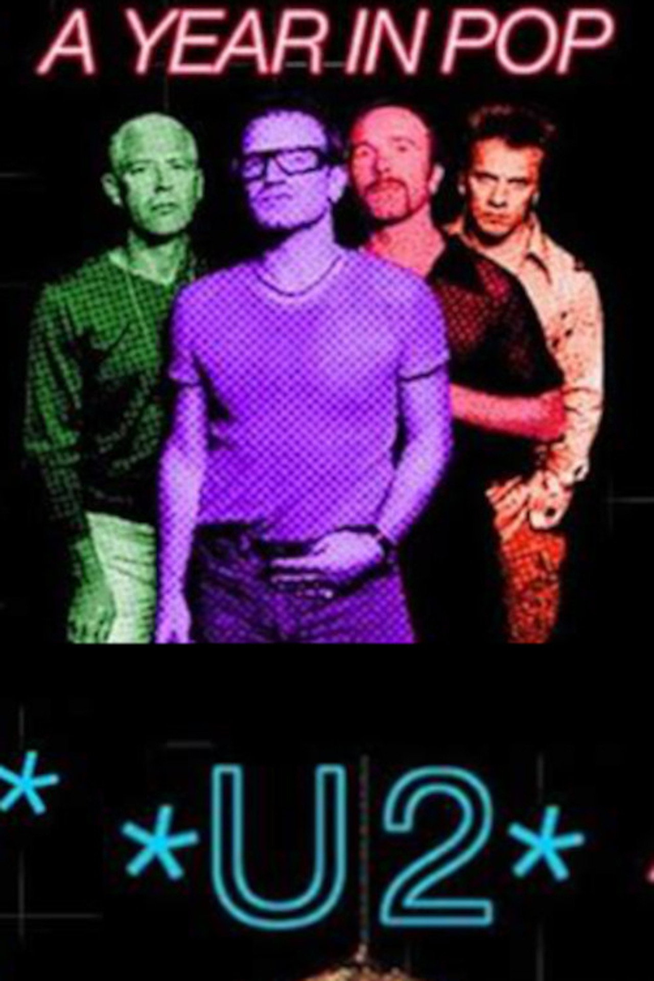 Pôster de U2: A Year in Pop