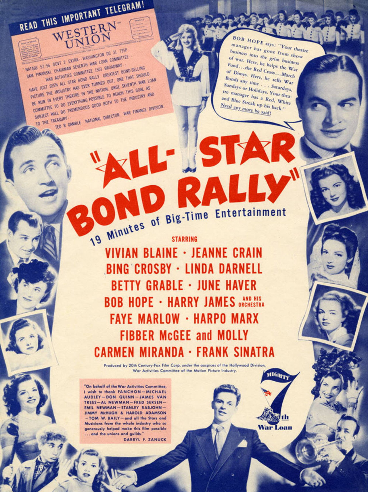 Pôster de The All-Star Bond Rally