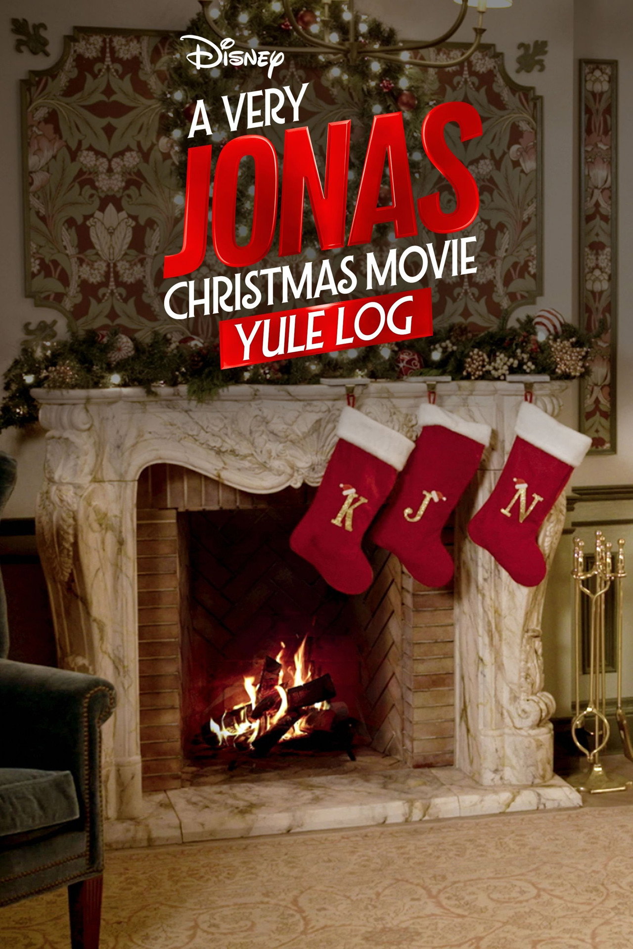 Pôster de A Very Jonas Christmas Movie Yule Log