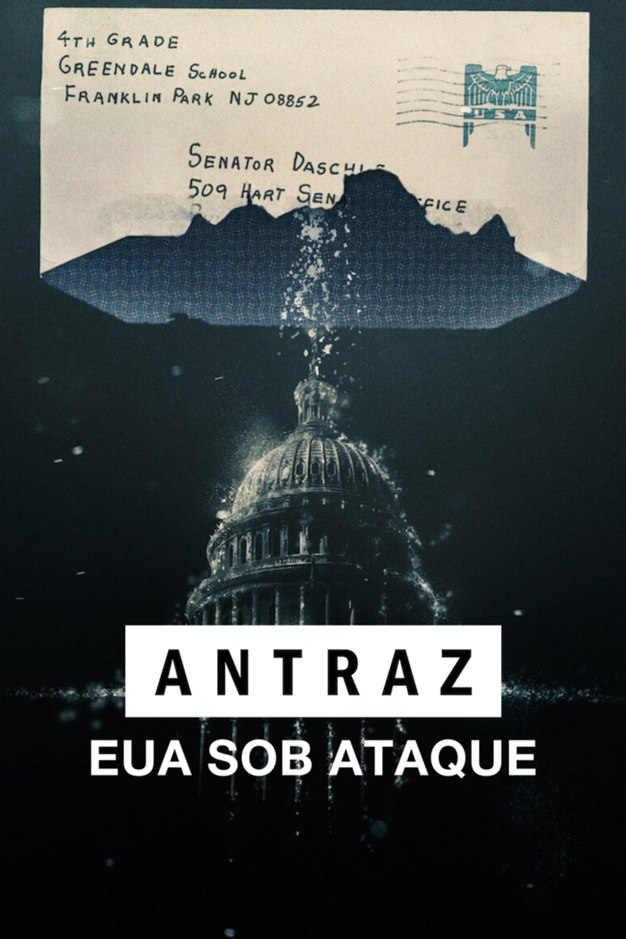 Pôster de Antraz: EUA Sob Ataque