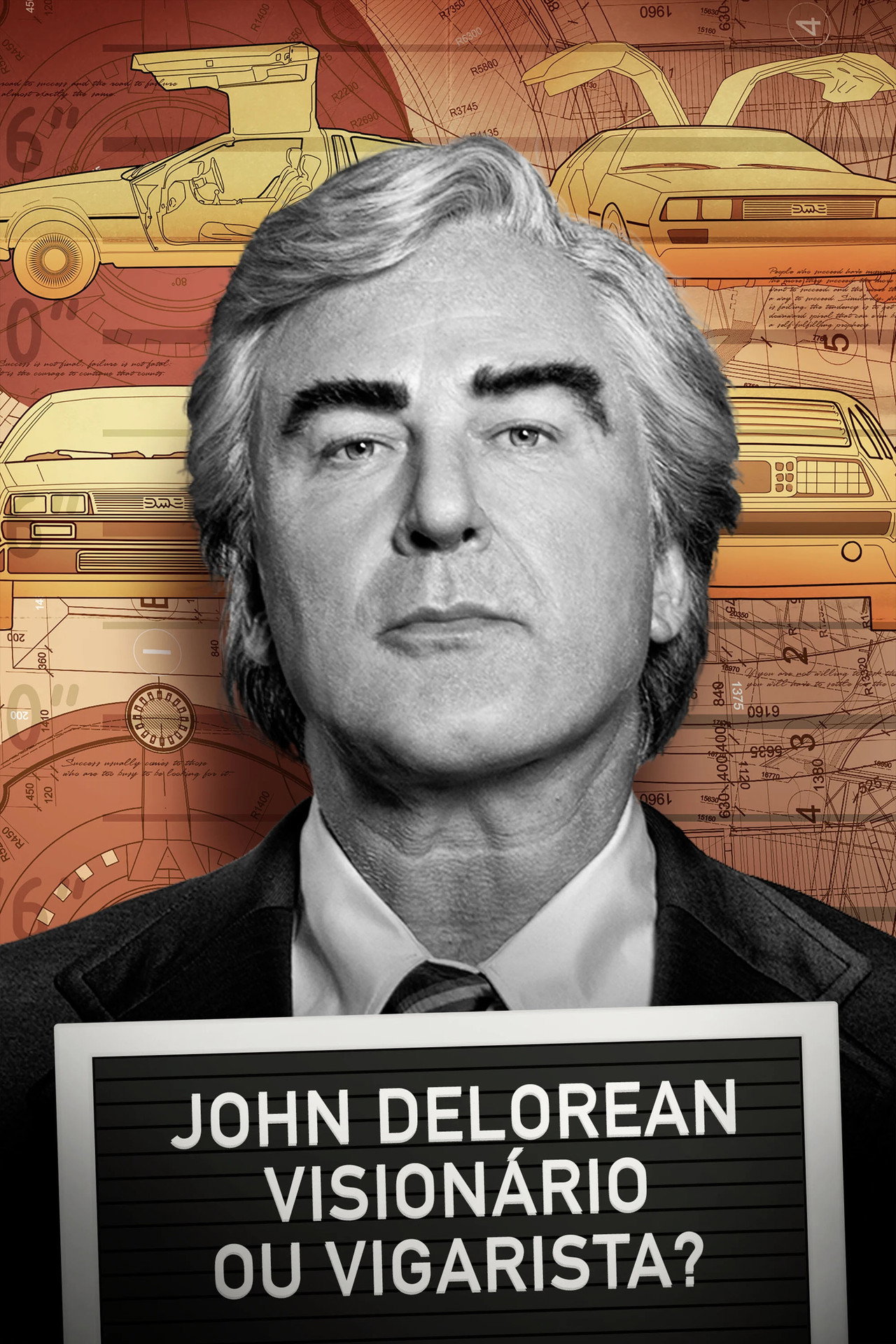 Pôster de John DeLorean: Visionário ou Vigarista?