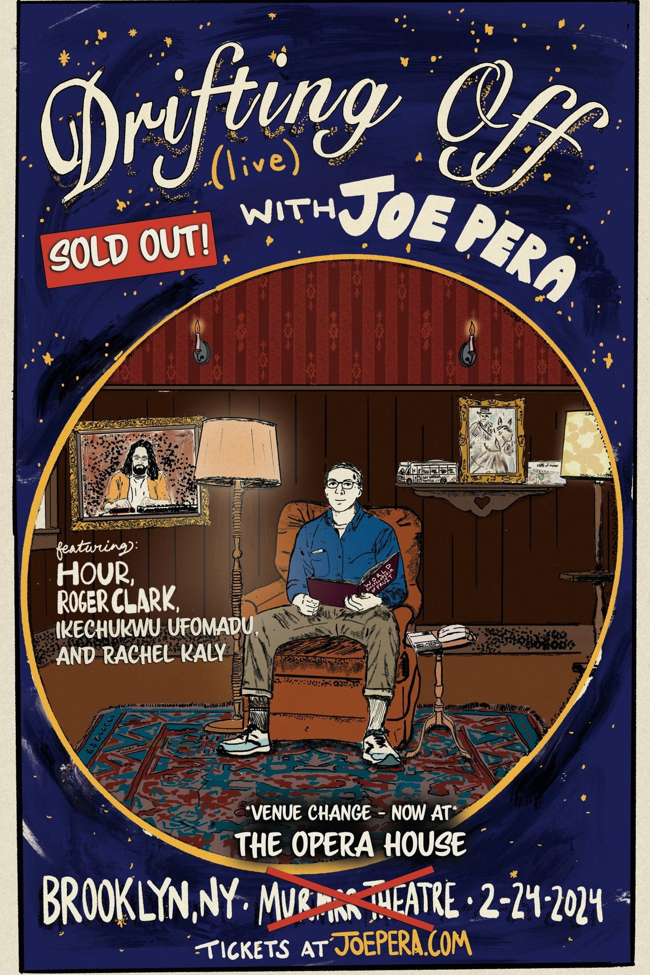 Pôster de Drifting Off with Joe Pera: Live at the Brooklyn Opera House