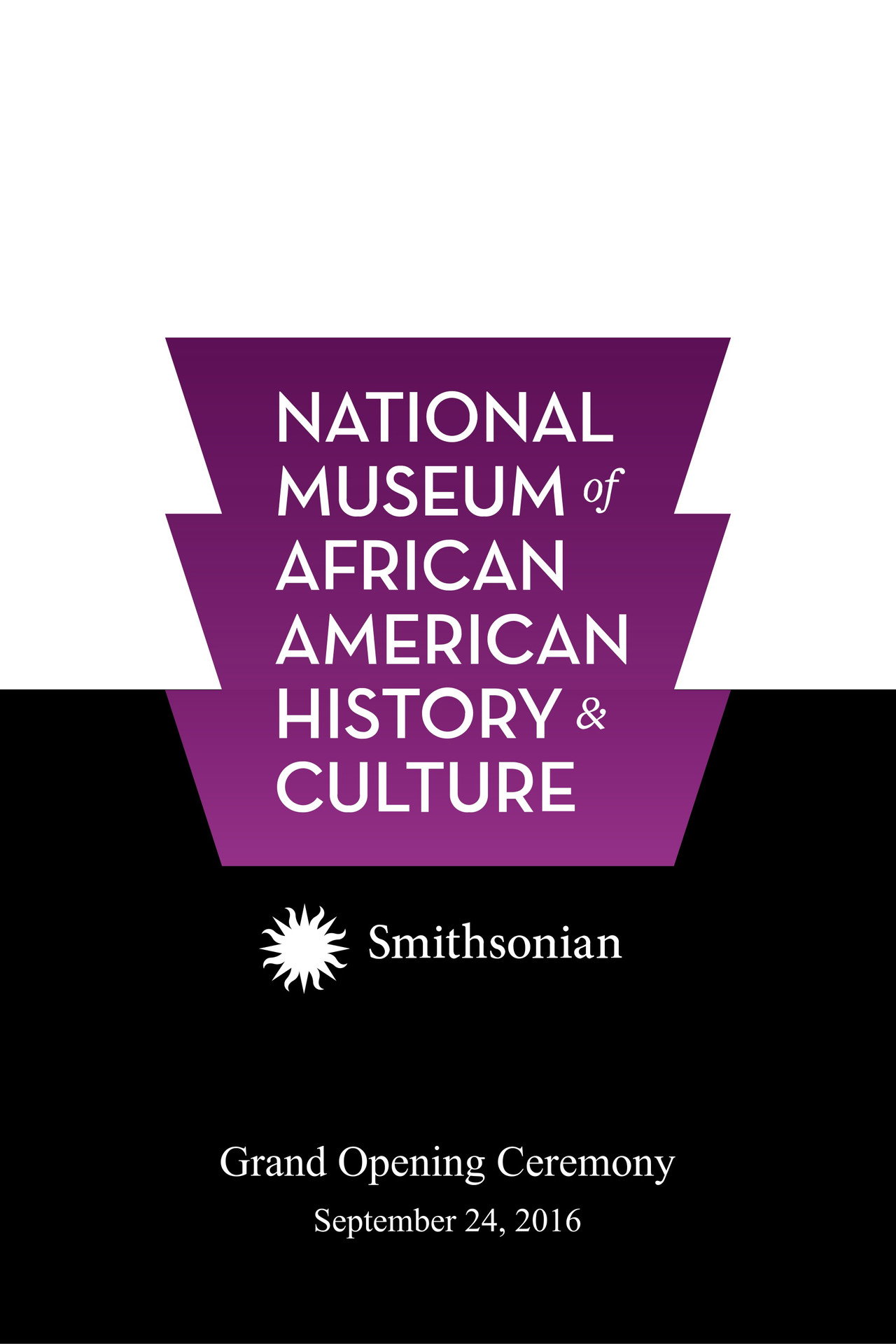 Pôster de National Museum of African American History and Culture Grand Opening Ceremony