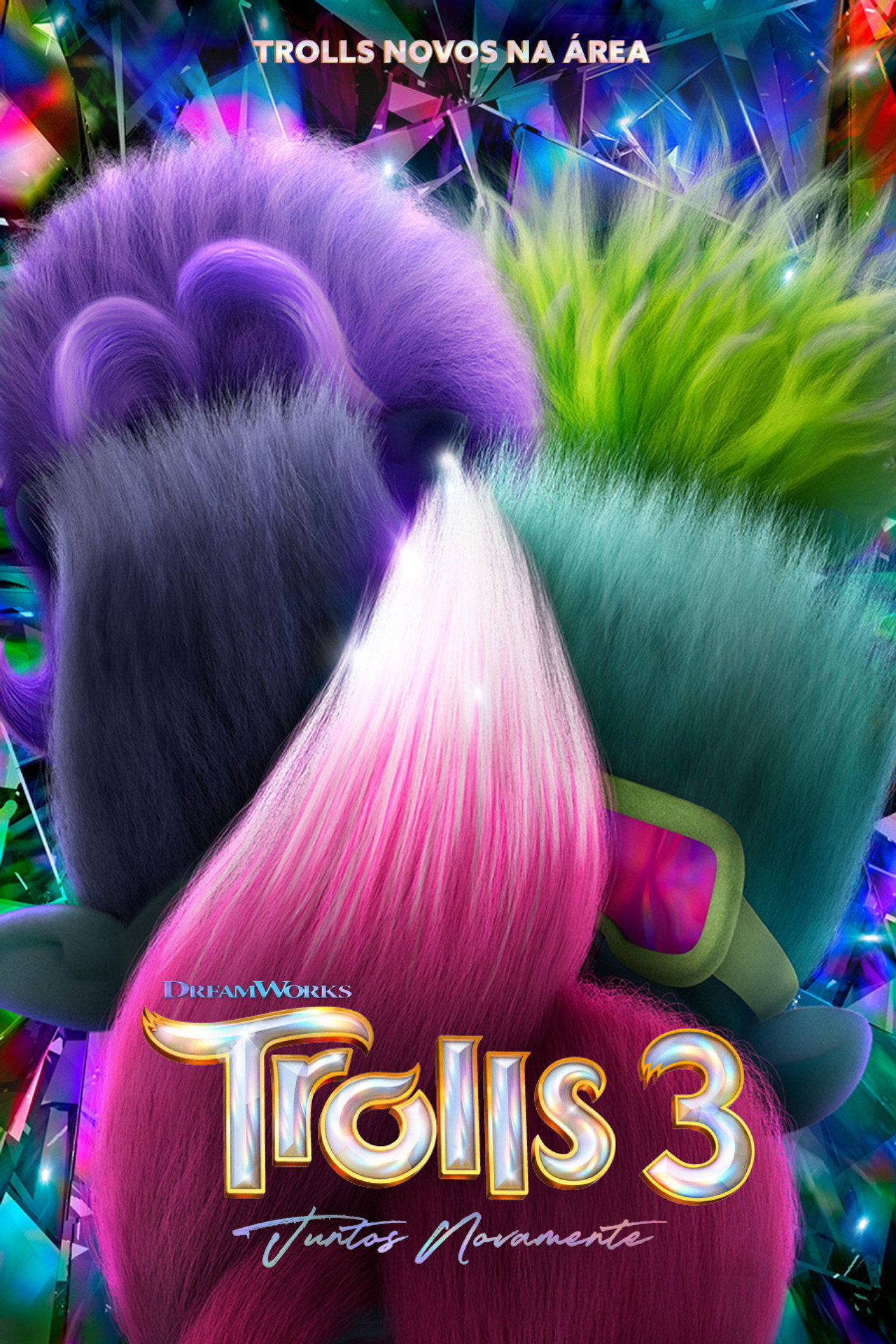 Pôster de Trolls 3: Juntos Novamente