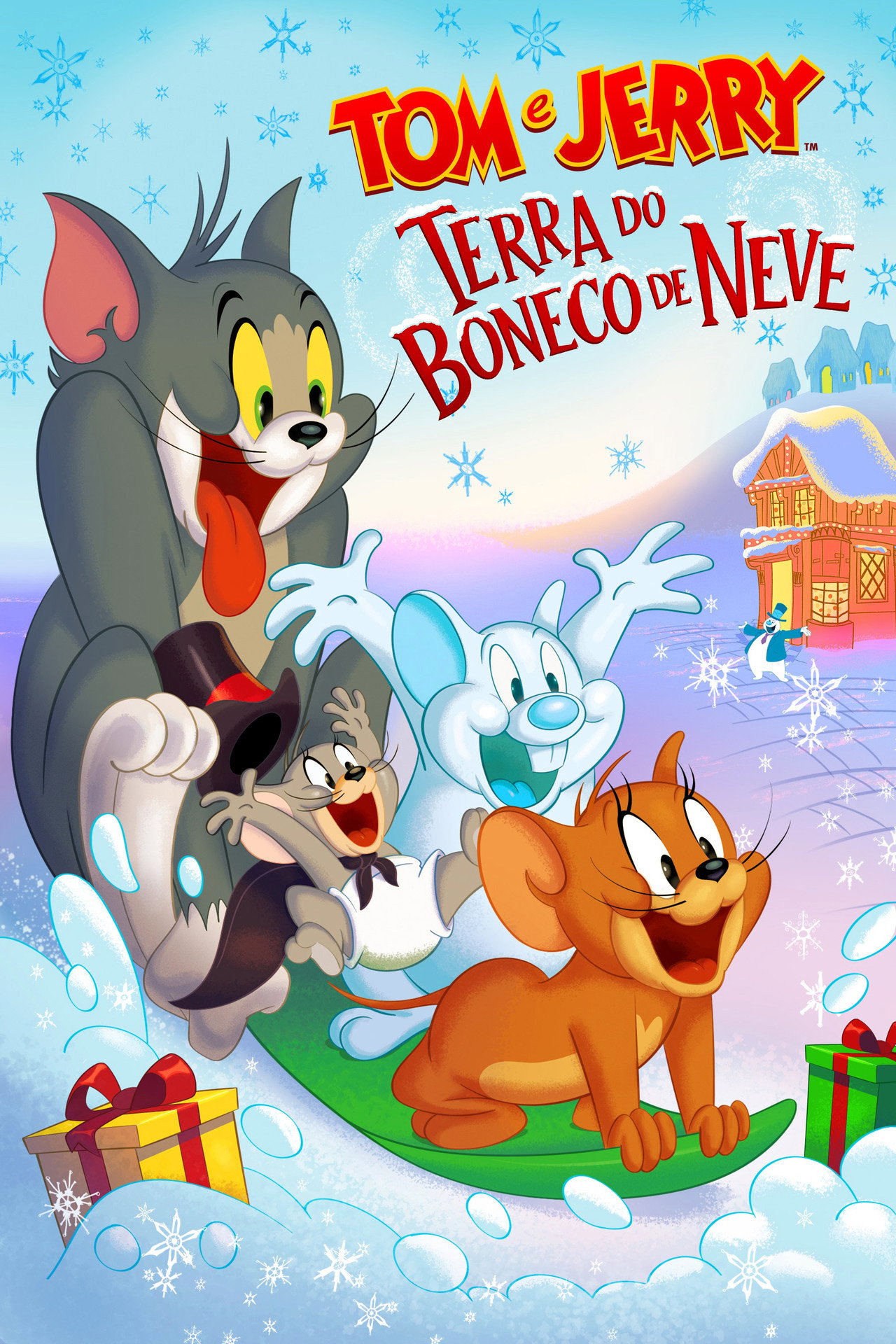 Pôster de Tom & Jerry: Terra do Boneco de Neve
